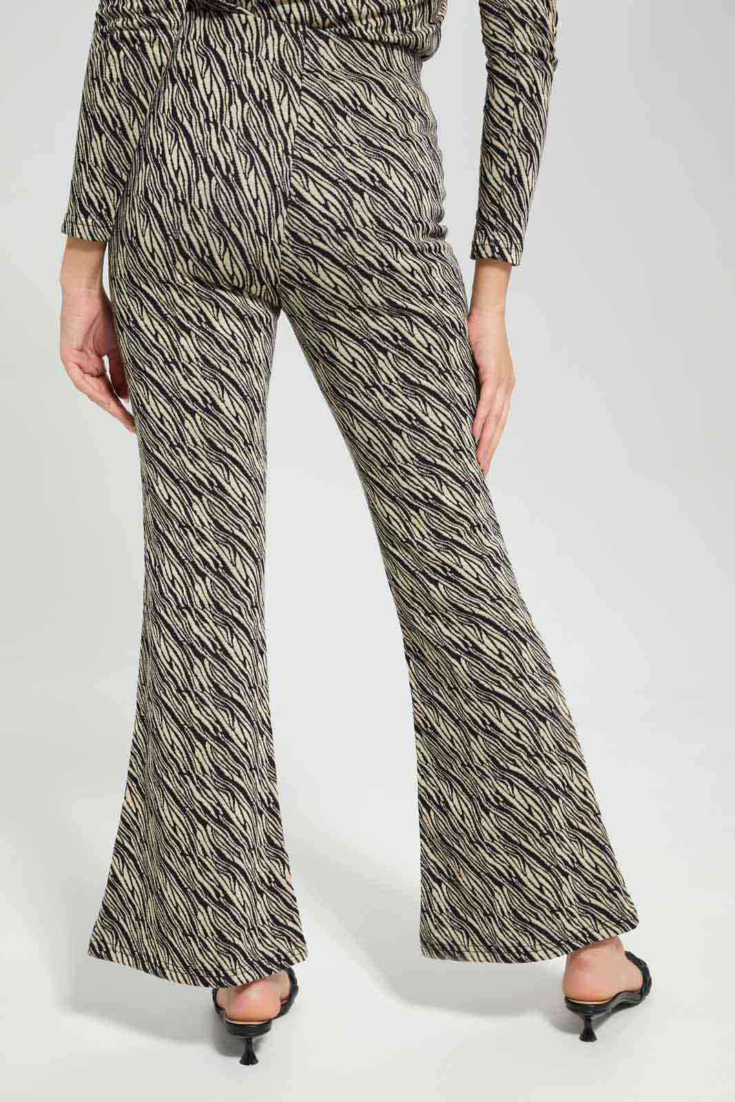 Redtag-Women-Assorted-Jacquard-Flare-Trouser-Category:Trousers,-Colour:Assorted,-Deals:New-In,-Filter:Women's-Clothing,-New-In-Women-APL,-Non-Sale,-S23A,-Section:Women,-Women-Trousers-Women's-
