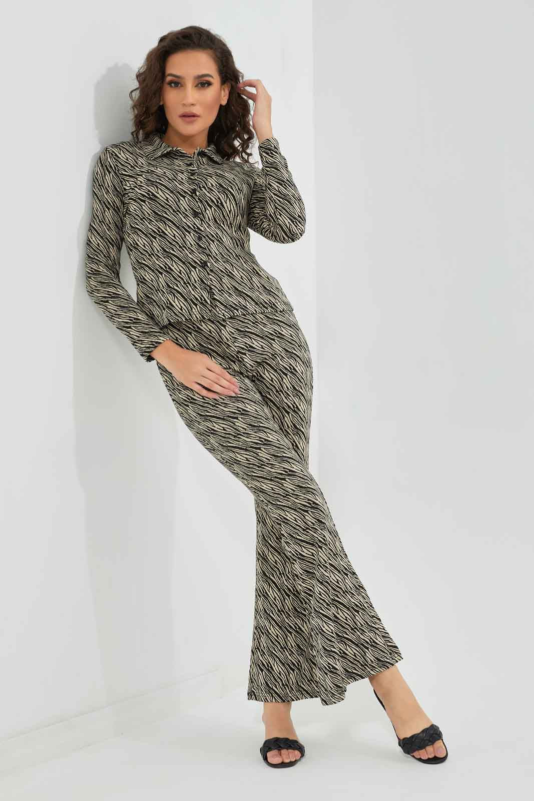 Redtag-Women-Assorted-Jacquard-Flare-Trouser-Category:Trousers,-Colour:Assorted,-Deals:New-In,-Filter:Women's-Clothing,-New-In-Women-APL,-Non-Sale,-S23A,-Section:Women,-Women-Trousers-Women's-