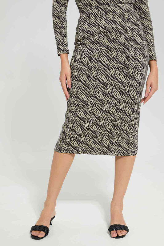 Redtag-Women-Assorted-Jacquard-Pencil-Skirt-Category:Skirts,-Colour:Assorted,-Deals:New-In,-Filter:Women's-Clothing,-New-In-Women-APL,-Non-Sale,-S23A,-Section:Women,-Women-Skirts-Women's-