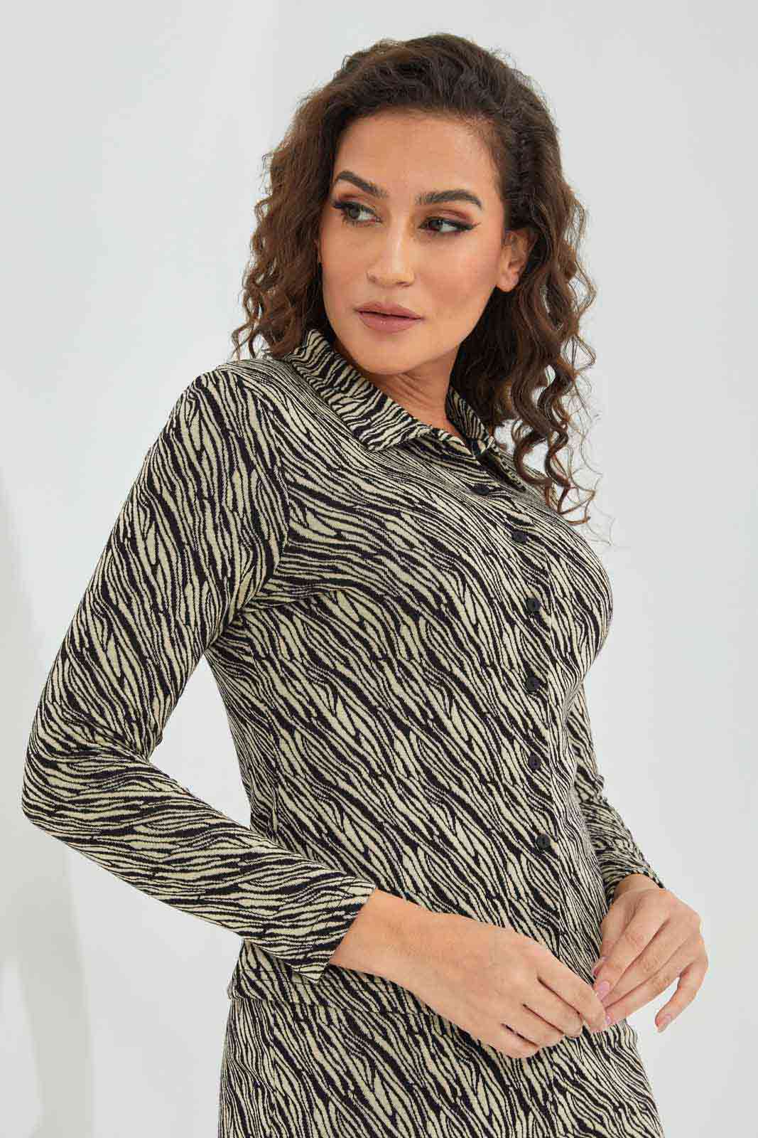 Redtag-Women-Assorted-Jacquard-Shirt-Category:Tops,-Colour:Assorted,-Deals:New-In,-Filter:Women's-Clothing,-New-In-Women-APL,-Non-Sale,-S23A,-Section:Women,-Women-Tops-Women's-