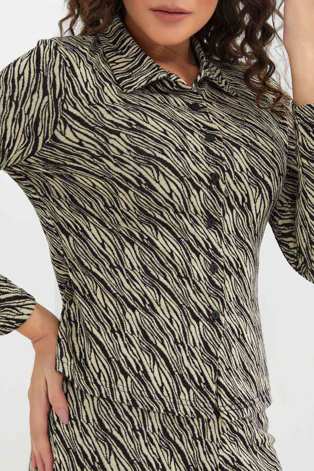 Redtag-Women-Assorted-Jacquard-Shirt-Category:Tops,-Colour:Assorted,-Deals:New-In,-Filter:Women's-Clothing,-New-In-Women-APL,-Non-Sale,-S23A,-Section:Women,-Women-Tops-Women's-