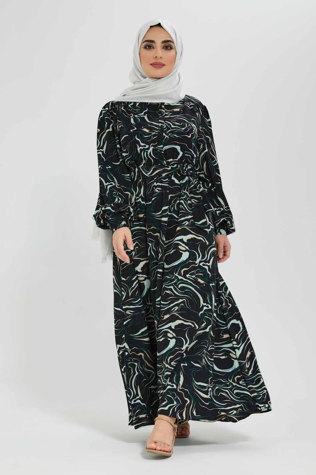 Redtag-Women-Printed-Collared-Front-Button-Long-Dress-Category:Dresses,-Colour:Assorted,-Deals:New-In,-Filter:Women's-Clothing,-LMC,-Modest,-New-In-Women-APL,-Non-Sale,-Section:Women,-W22B,-Women-Dresses--