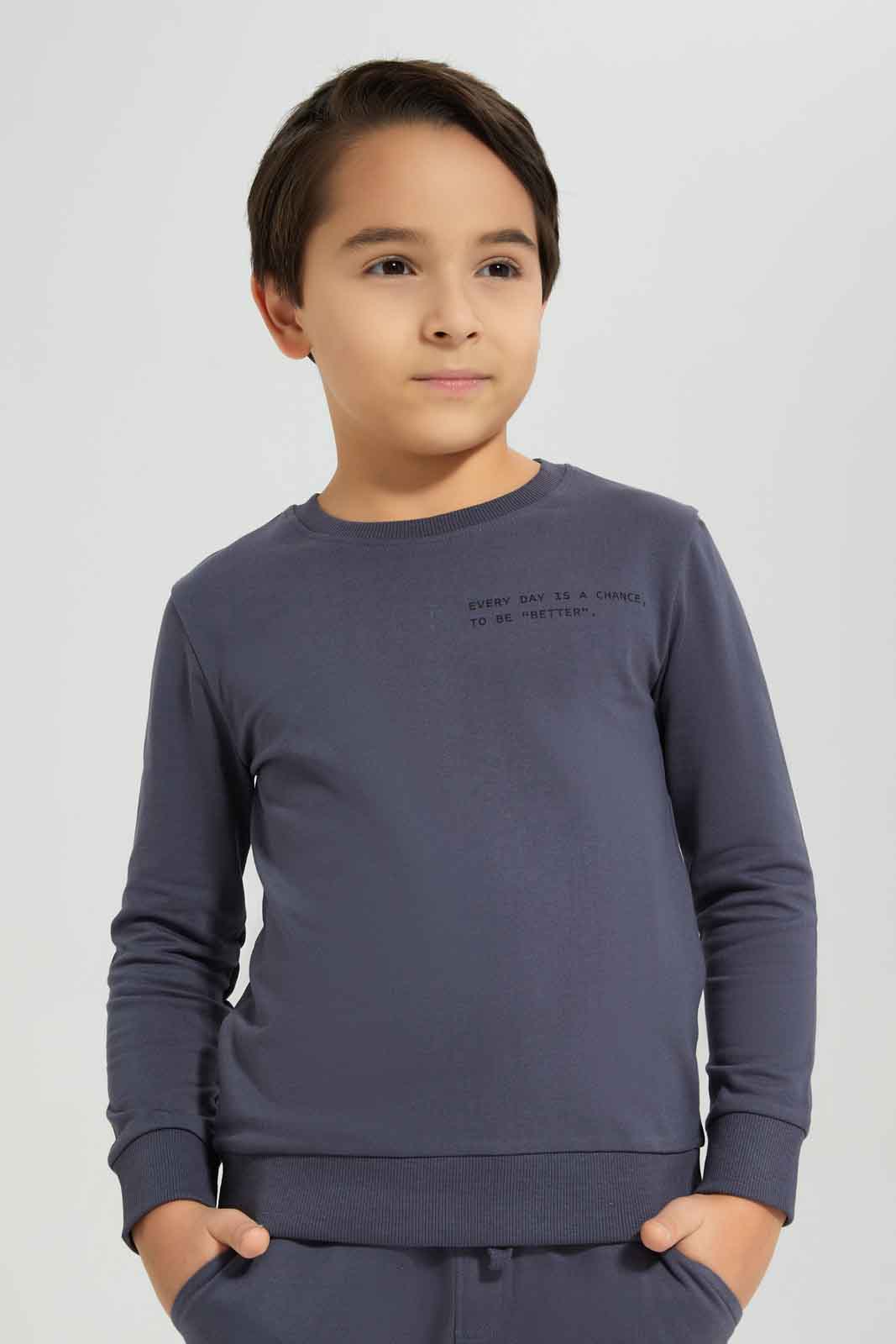 Redtag-Boys-Dark-Grey-Printed-Crew-Neck-Jogsuit-BOY-Jog-Sets,-Category:Jog-Sets,-Colour:Charcoal,-Deals:New-In,-Dept:Boys,-Filter:Boys-(2-to-8-Yrs),-New-In-BOY-APL,-Non-Sale,-S23A,-Section:Boys-(0-to-14Yrs)-Boys-2 to 8 Years