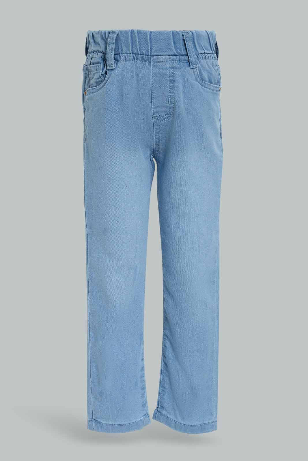 Redtag-Boys-Light-Wash-Balloon-Fit-Pullon-Jeans-BOY-Jeans,-Category:Jeans,-Colour:Light-Wash,-Deals:New-In,-Dept:Boys,-Filter:Boys-(2-to-8-Yrs),-FIT-WALL-(FTW),-New-In-BOY-APL,-Non-Sale,-S23A,-Section:Boys-(0-to-14Yrs)-Boys-2 to 8 Years