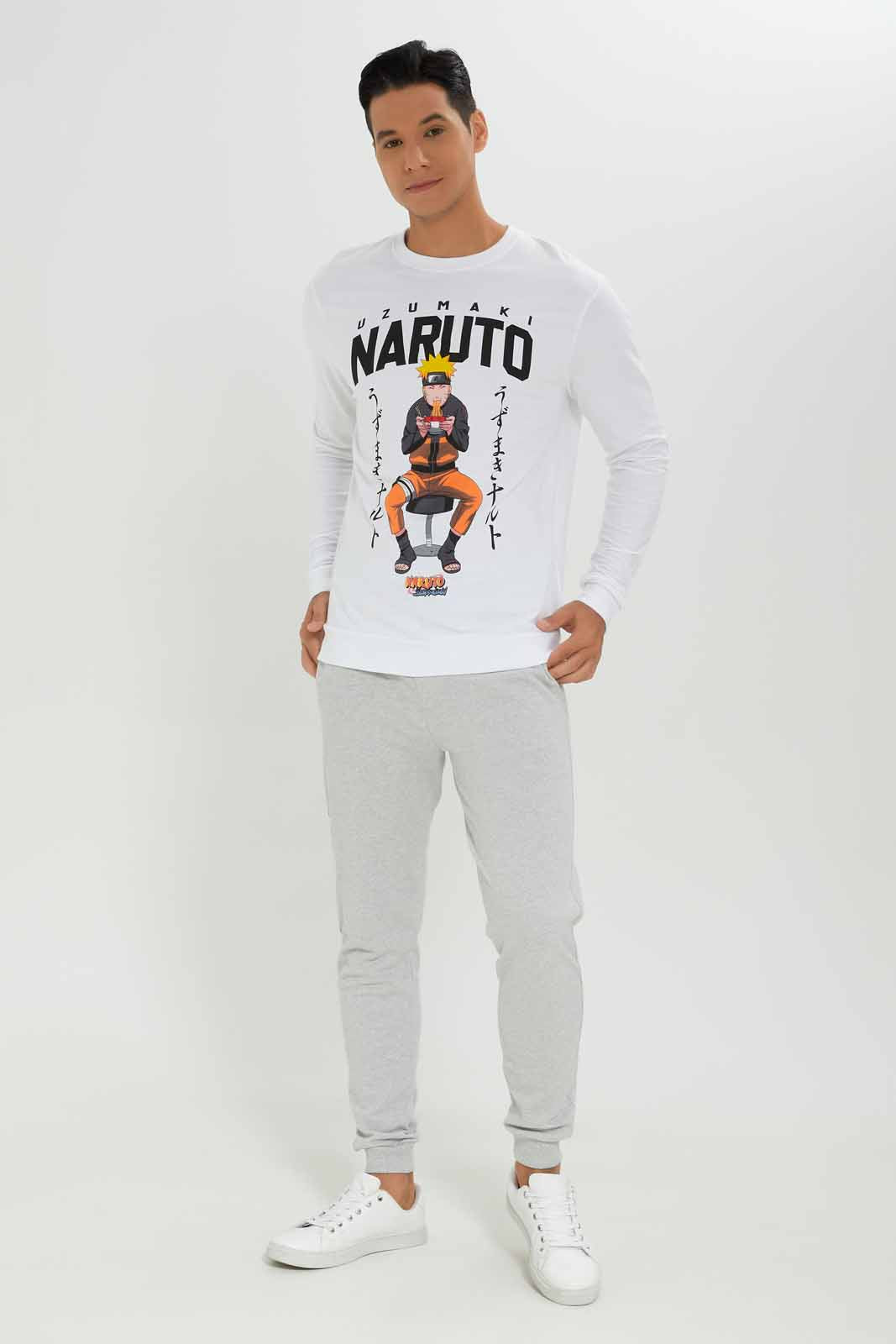 Redtag-Men-White-Naruto-Sweatshirt-Category:Sweatshirts,-Colour:White,-Deals:New-In,-Dept:Menswear,-Filter:Men's-Clothing,-Men-Sweatshirts,-New-In-Men-APL,-Non-Sale,-S23A,-Section:Men,-TBL-Men's-
