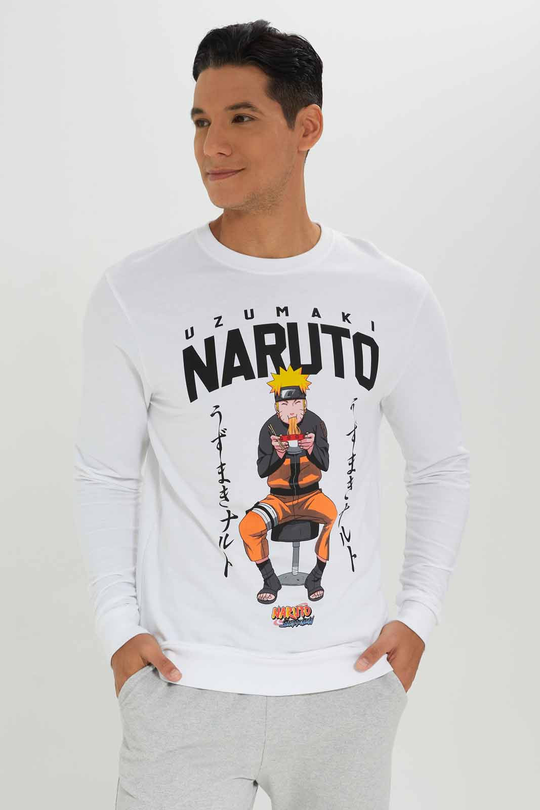 Redtag-Men-White-Naruto-Sweatshirt-Category:Sweatshirts,-Colour:White,-Deals:New-In,-Dept:Menswear,-Filter:Men's-Clothing,-Men-Sweatshirts,-New-In-Men-APL,-Non-Sale,-S23A,-Section:Men,-TBL-Men's-