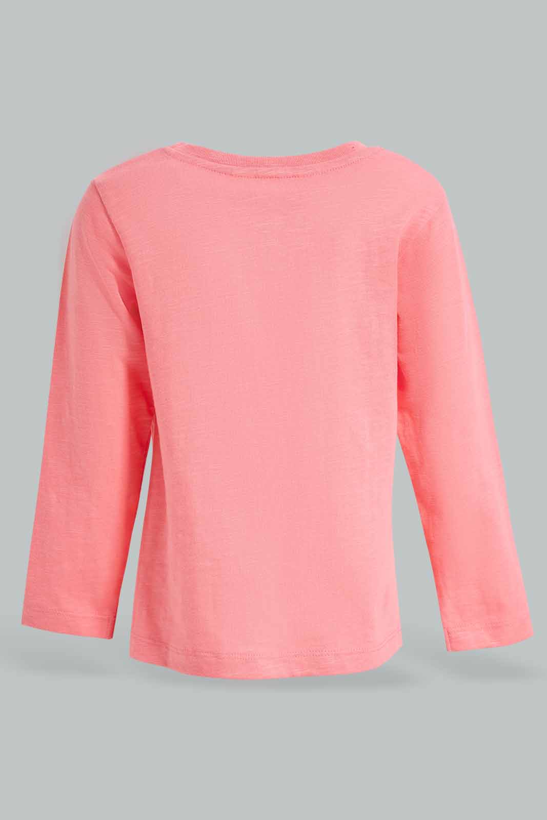 Redtag-Girls-Pink-Animal-Print-Tee-Category:T-Shirts,-Colour:Apricot,-Deals:New-In,-Dept:Girls,-Filter:Infant-Girls-(3-to-24-Mths),-ING-T-Shirts,-New-In-ING-APL,-Non-Sale,-S23A,-Section:Girls-(0-to-14Yrs)-Infant-Girls-