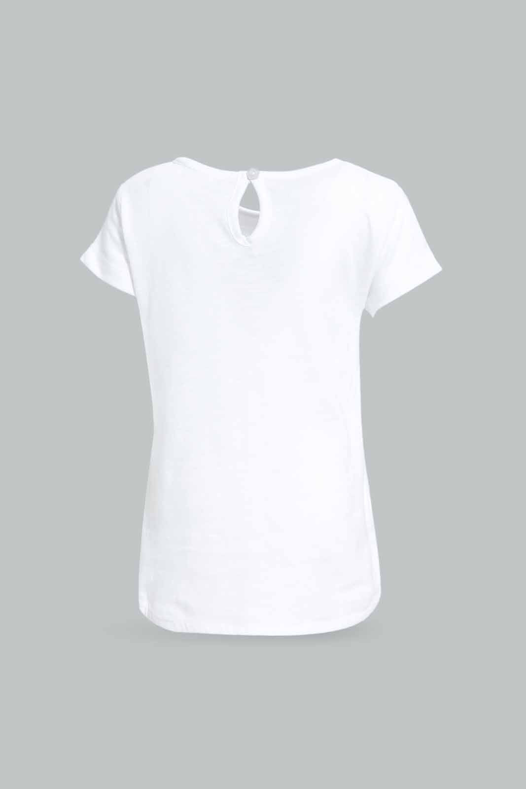 Redtag-Girls-White-Floral-Print-Tee-Category:T-Shirts,-Colour:White,-Deals:New-In,-Dept:Girls,-Filter:Infant-Girls-(3-to-24-Mths),-ING-T-Shirts,-New-In-ING-APL,-Non-Sale,-S23A,-Section:Girls-(0-to-14Yrs)-Infant-Girls-3 to 24 Months