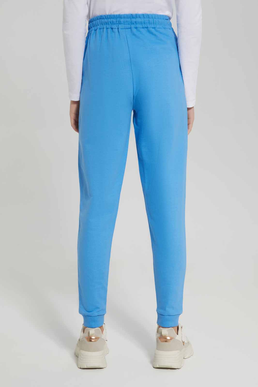 Redtag-Girls-Pale-Blue-Basic-Track-Pants-Category:Joggers,-Colour:Blue,-Deals:New-In,-Dept:Girls,-Filter:Senior-Girls-(8-to-14-Yrs),-GSR-Joggers,-New-In-GSR-APL,-Non-Sale,-S23A,-Section:Girls-(0-to-14Yrs),-TBL-Senior-Girls-9 to 14 Years
