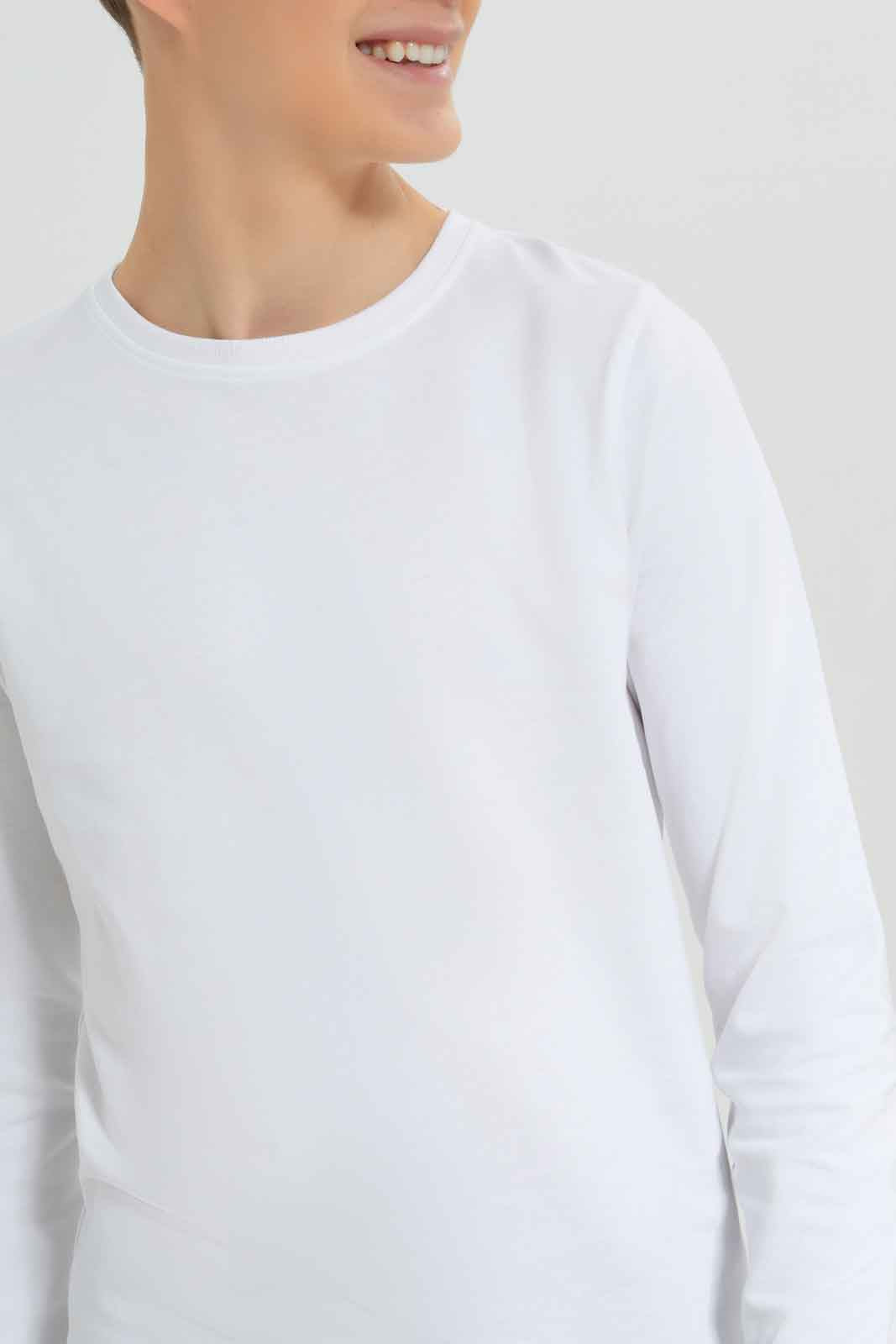 Redtag-Boys-White-Plain-Long-Sleeve-Sweat-Tee-BSR-Sweatshirts,-Category:Sweatshirts,-Colour:White,-Deals:New-In,-Dept:Boys,-Filter:Senior-Boys-(8-to-14-Yrs),-New-In-BSR-APL,-Non-Sale,-S23A,-Section:Boys-(0-to-14Yrs),-TBL-Senior-Boys-9 to 14 Years