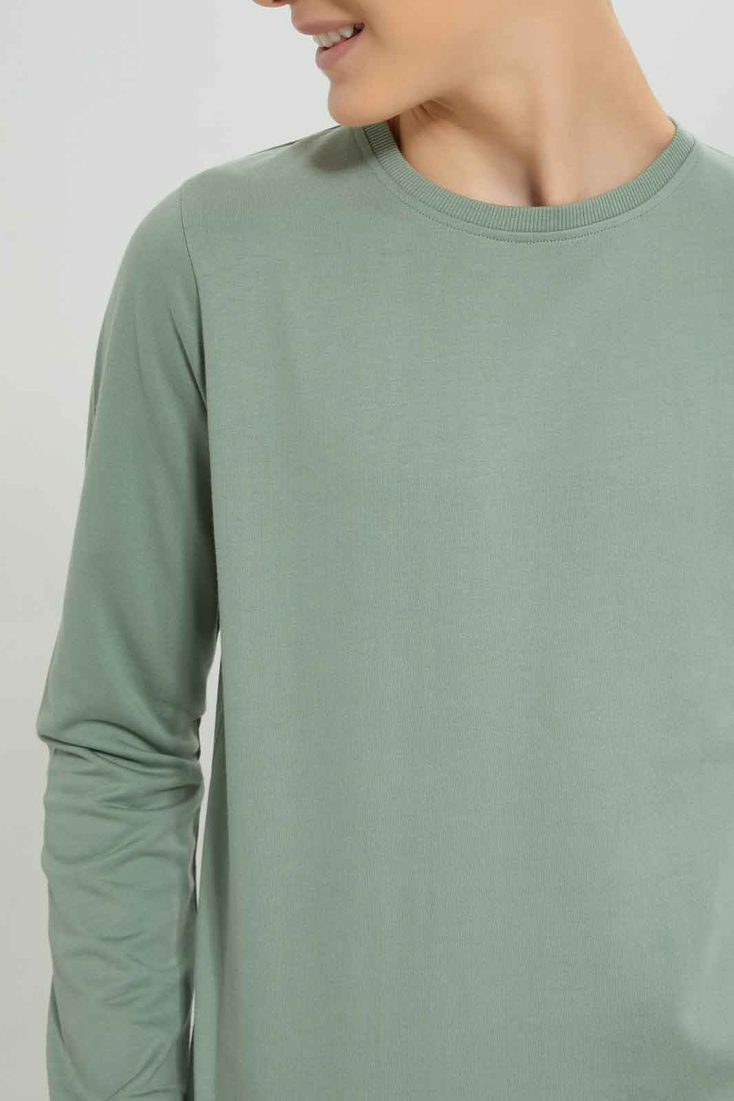 Redtag-Boys-Mint-Plain-Long-Sleeve-Sweat-Tee-BSR-Sweatshirts,-Category:Sweatshirts,-Colour:Mint,-Deals:New-In,-Dept:Boys,-Filter:Senior-Boys-(8-to-14-Yrs),-New-In-BSR-APL,-Non-Sale,-S23A,-Section:Boys-(0-to-14Yrs),-TBL-Senior-Boys-9 to 14 Years