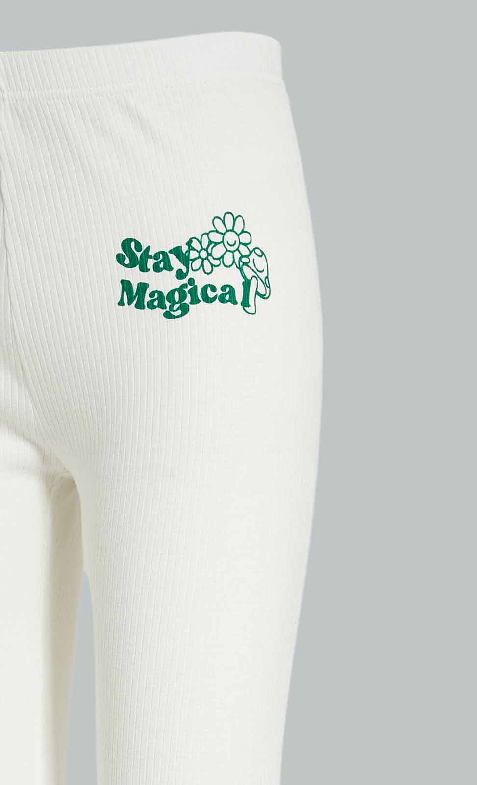 Redtag-Women-Ivory-Palcement-Print-Ribbed-Legging-Category:Leggings,-Colour:Ivory,-Deals:New-In,-Dept:Ladieswear,-Filter:Women's-Clothing,-New-In-Women-APL,-Non-Sale,-Section:Women,-W22B,-Women-Leggings-Women's-