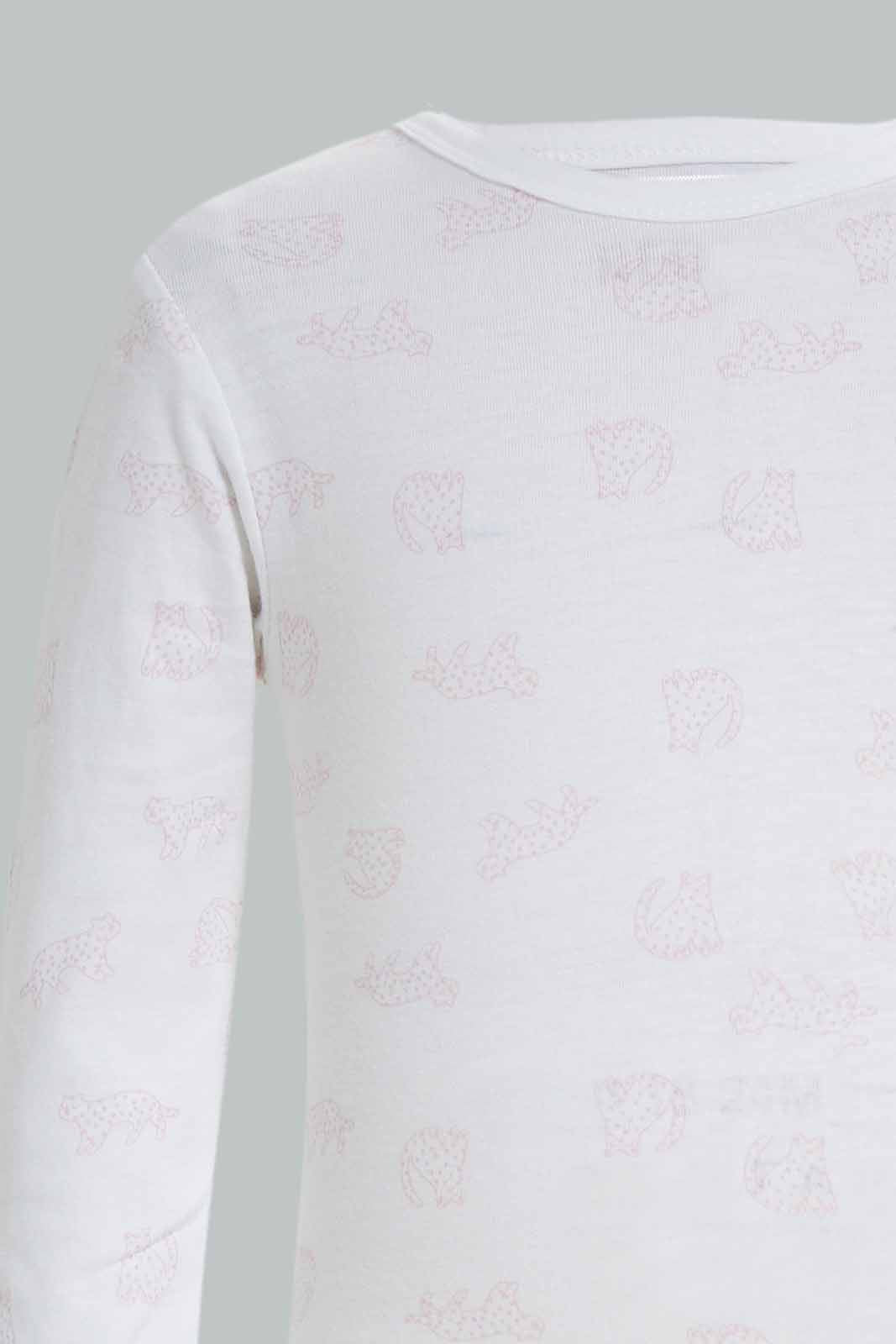 Redtag-Boys-Pink-2-Pc-Rib-Aop-Bodysuit-Category:Bodysuits,-Colour:Apricot,-Deals:New-In,-Dept:New-Born,-Filter:Baby-(0-to-12-Mths),-NBG-Bodysuits,-New-In-NBG-APL,-Non-Sale,-S23A,-Section:Boys-(0-to-14Yrs)-Baby-
