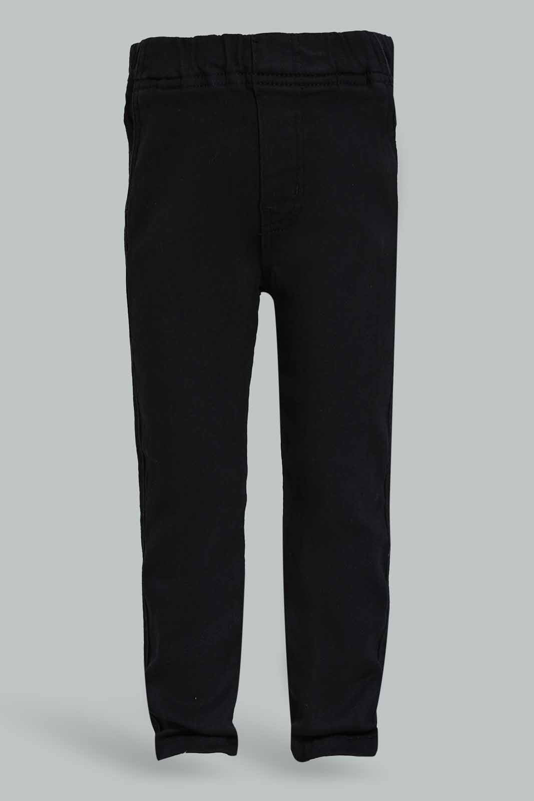 Redtag-Boys-Black-Jogger-Jean-Category:Jeans,-Colour:Black,-Deals:New-In,-Dept:Boys,-Filter:Infant-Boys-(3-to-24-Mths),-INB-Jeans,-New-In-INB-APL,-Non-Sale,-S23A,-Section:Boys-(0-to-14Yrs),-TBL-Infant-Boys-