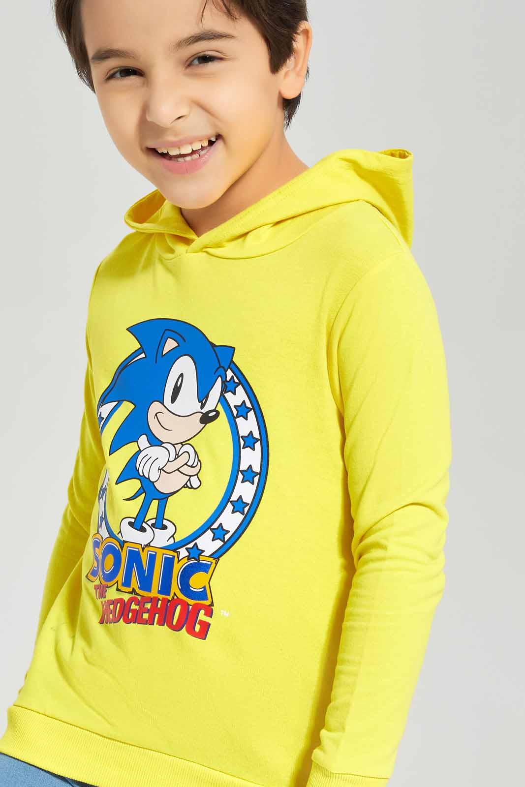 Redtag-Boys-Yellow-Sonic-Hooded-Sweatshirt-BOY-Sweatshirts,-Category:Sweatshirts,-CHA,-Colour:Yellow,-Deals:New-In,-Dept:Boys,-Filter:Boys-(2-to-8-Yrs),-New-In-BOY-APL,-Non-Sale,-S23A,-Section:Boys-(0-to-14Yrs),-TBL-Boys-2 to 8 Years