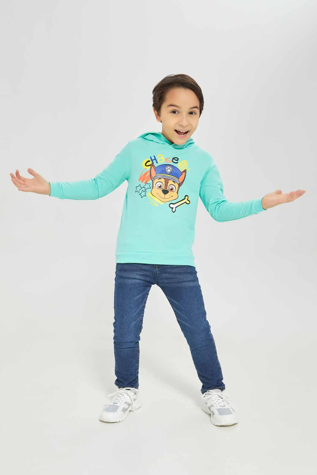 Redtag-Boys-Mint-Paw-Patrol-Hooded-Sweatshirt-BOY-Sweatshirts,-Category:Sweatshirts,-CHA,-Colour:Mint,-Deals:New-In,-Dept:Boys,-Filter:Boys-(2-to-8-Yrs),-New-In-BOY-APL,-Non-Sale,-S23A,-Section:Boys-(0-to-14Yrs),-TBL-Boys-2 to 8 Years