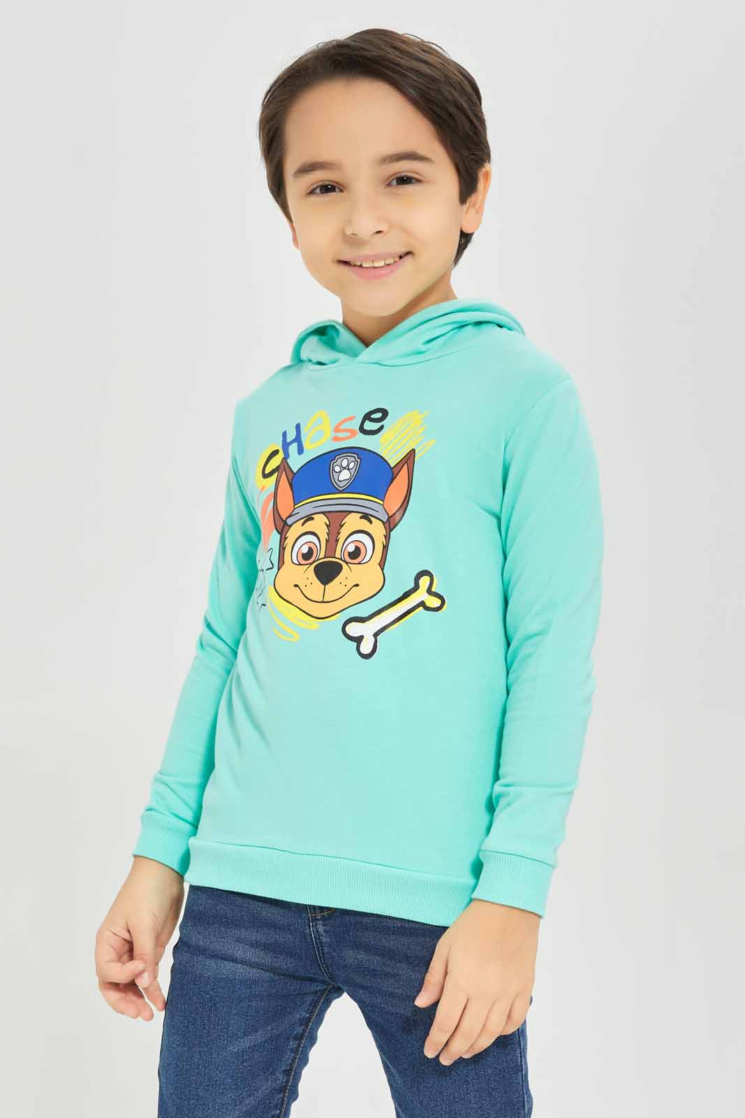 Redtag-Boys-Mint-Paw-Patrol-Hooded-Sweatshirt-BOY-Sweatshirts,-Category:Sweatshirts,-CHA,-Colour:Mint,-Deals:New-In,-Dept:Boys,-Filter:Boys-(2-to-8-Yrs),-New-In-BOY-APL,-Non-Sale,-S23A,-Section:Boys-(0-to-14Yrs),-TBL-Boys-2 to 8 Years