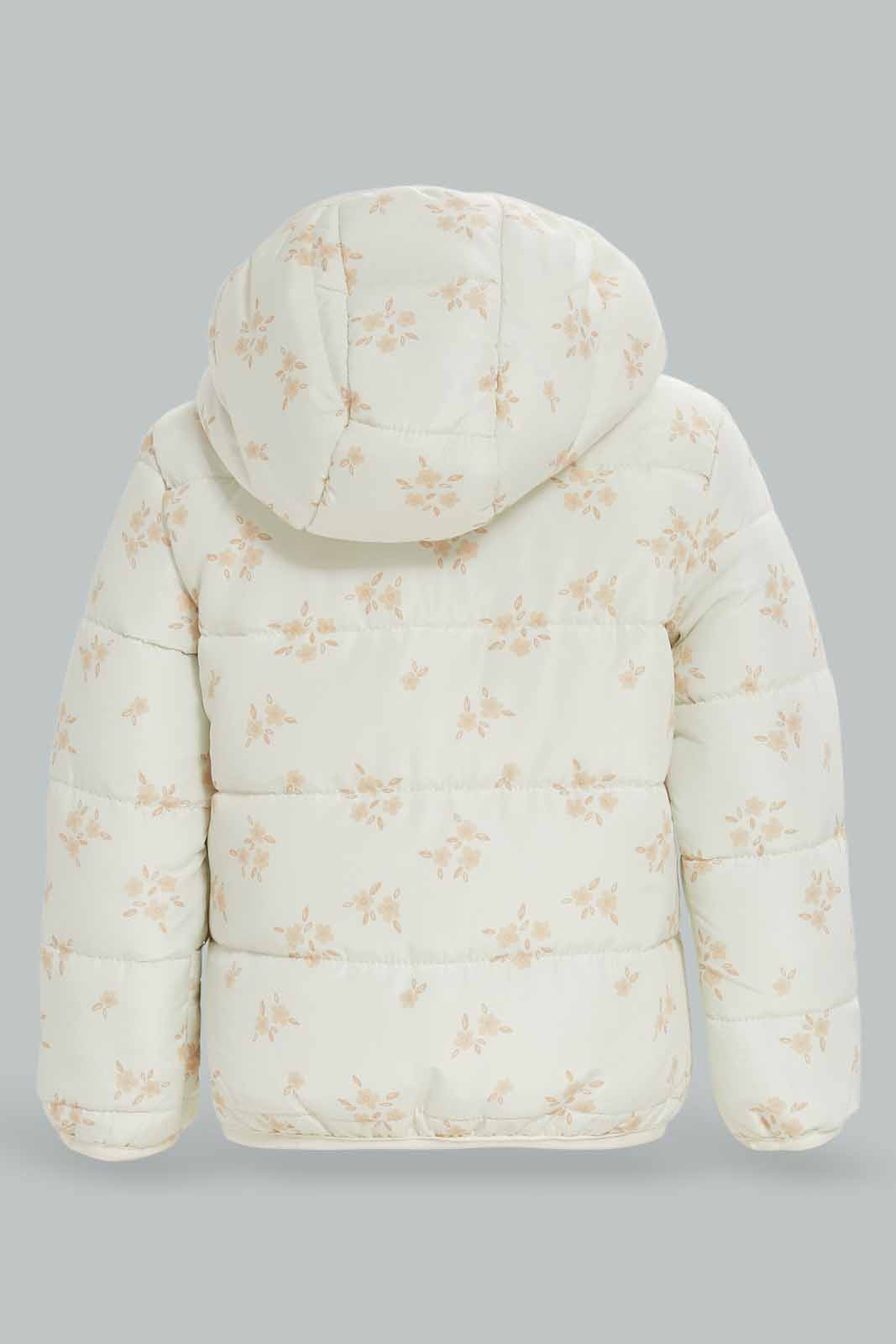 Redtag-Girls-Ivory-Aop-Puffer-Jacket-Category:Jackets,-Colour:Ivory,-Deals:New-In,-Dept:Girls,-Filter:Infant-Girls-(3-to-24-Mths),-ING-Jackets,-New-In-ING-APL,-Non-Sale,-S23A,-Section:Girls-(0-to-14Yrs)-Infant-Girls-
