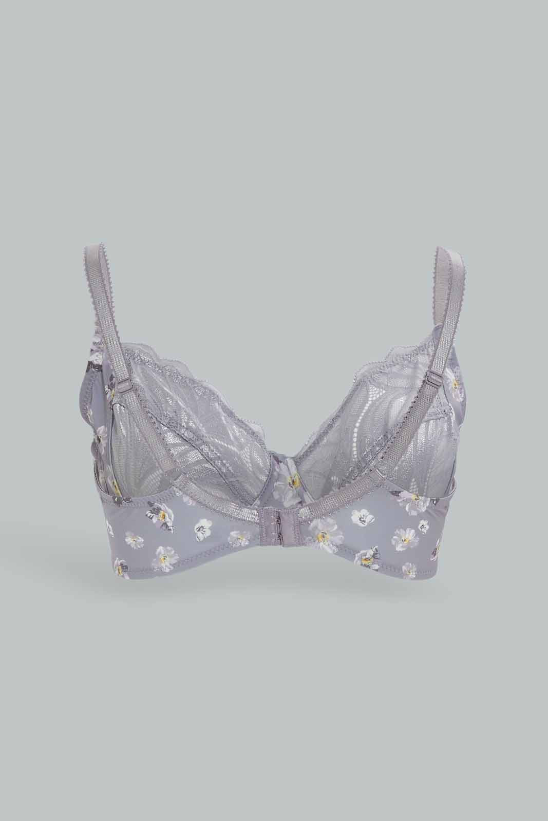 Redtag-Women-Pack-Of-2-Non-Padded-Bra-Printed-And-Solid-Category:Bras,-Colour:Assorted,-Deals:New-In,-Dept:Ladieswear,-Filter:Women's-Clothing,-New-In-Women-APL,-Non-Sale,-Section:Women,-W22B,-Women-Bras--