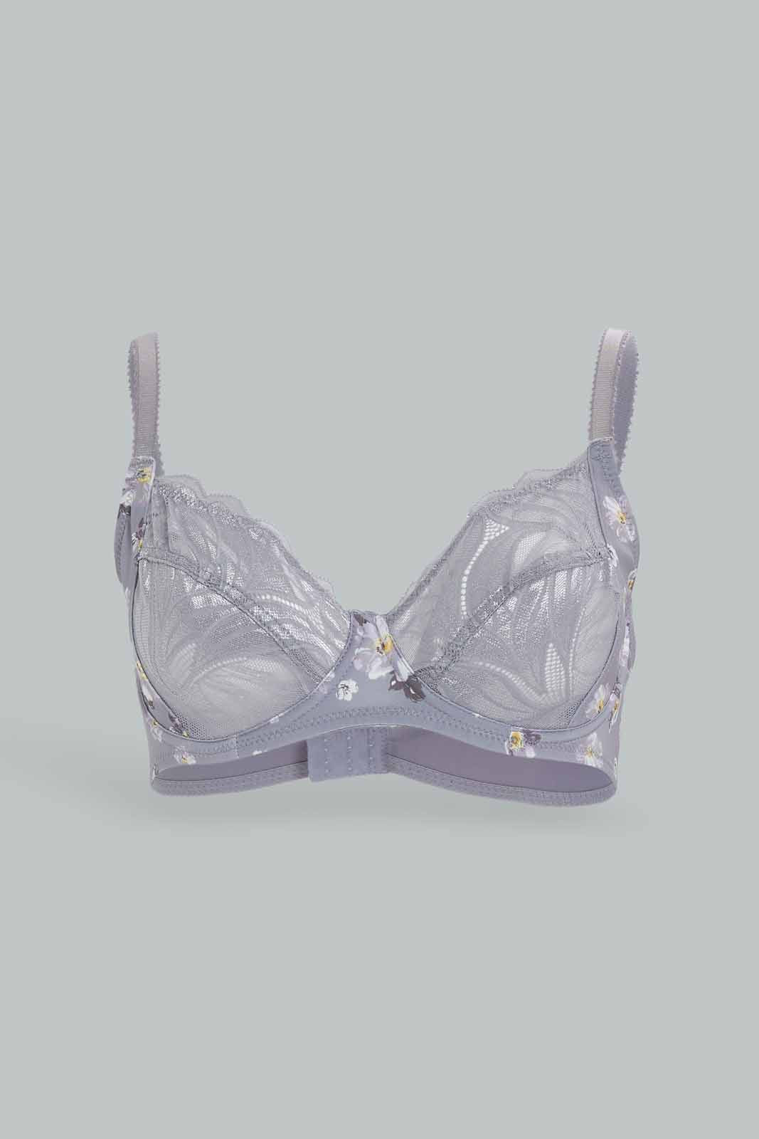 Redtag-Women-Pack-Of-2-Non-Padded-Bra-Printed-And-Solid-Category:Bras,-Colour:Assorted,-Deals:New-In,-Dept:Ladieswear,-Filter:Women's-Clothing,-New-In-Women-APL,-Non-Sale,-Section:Women,-W22B,-Women-Bras--