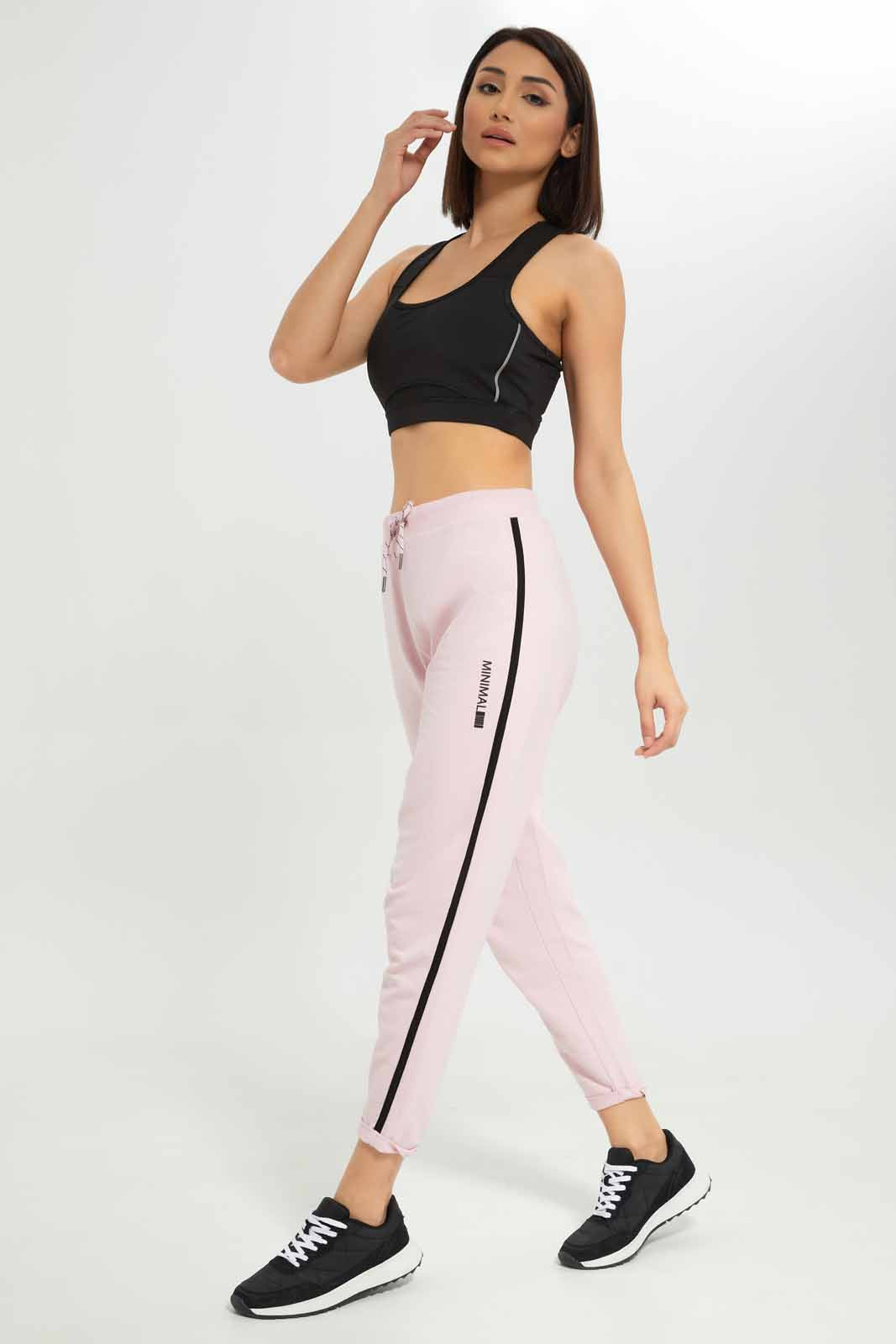 Redtag-Women-Pink-Basic-Jogger-With-Side-Tape-Category:Joggers,-Colour:Apricot,-Deals:New-In,-Dept:Ladieswear,-Filter:Women's-Clothing,-New-In-Women-APL,-Non-Sale,-S23A,-Section:Women,-TBL,-Women-Joggers-Women's-