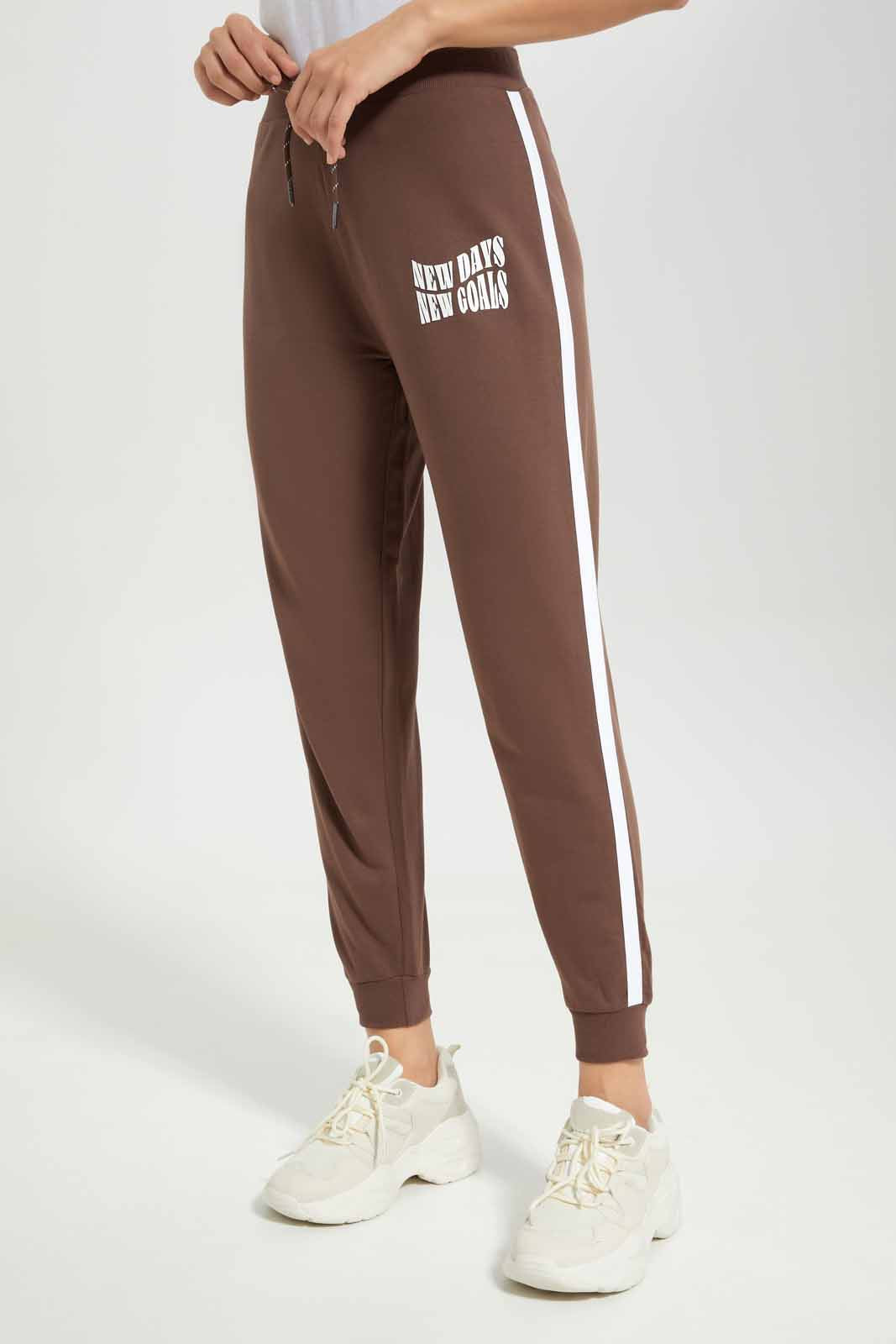Redtag-Women-Blue-Basic-Jogger-With-Side-Tape-Category:Joggers,-Colour:Blue,-Deals:New-In,-Dept:Ladieswear,-Filter:Women's-Clothing,-New-In-Women-APL,-Non-Sale,-S23A,-Section:Women,-TBL,-Women-Joggers-Women's-