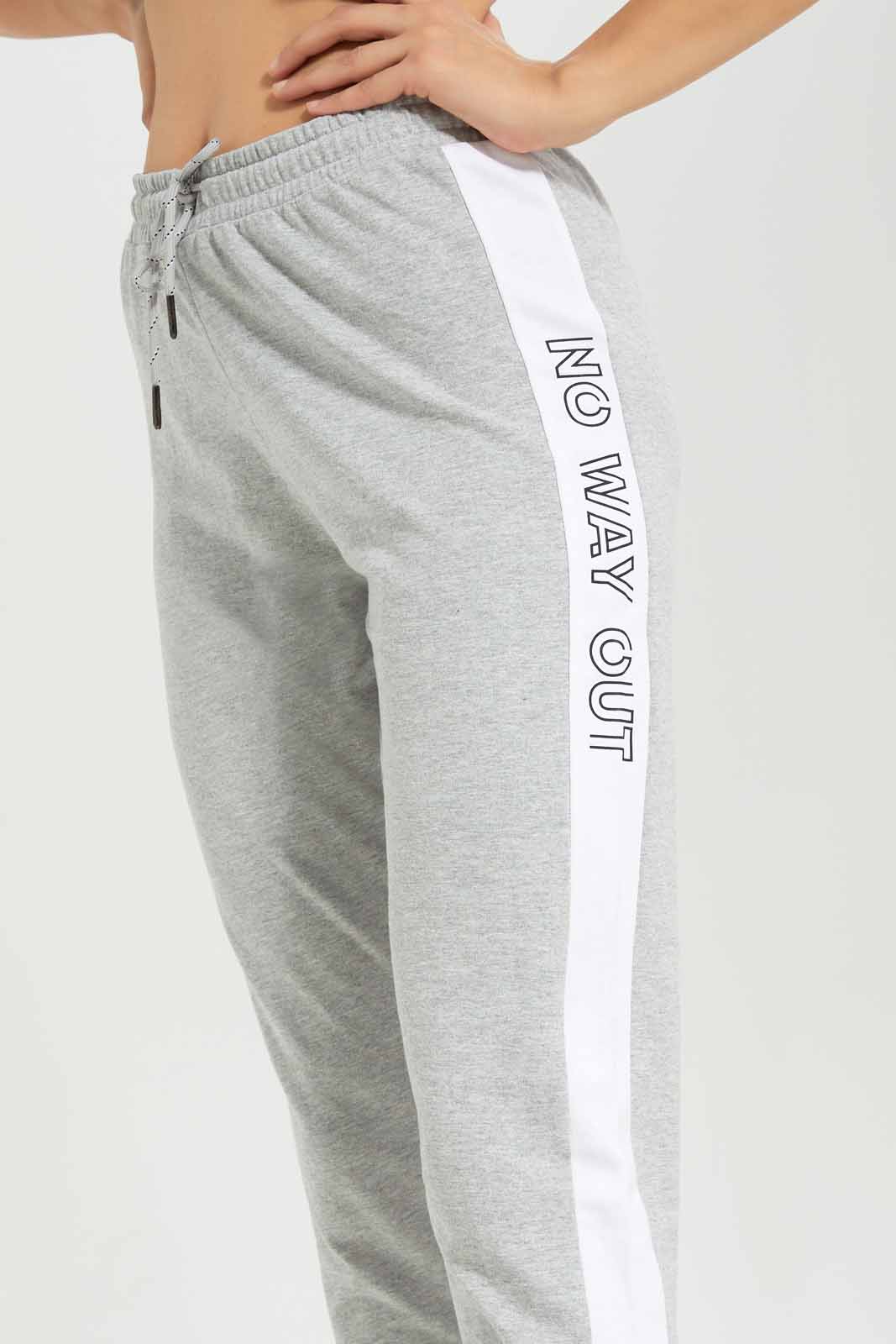 Redtag-Women-Grey-Basic-Jogger-With-Side-Tape-Category:Joggers,-Colour:Grey,-Deals:New-In,-Dept:Ladieswear,-Filter:Women's-Clothing,-New-In-Women-APL,-Non-Sale,-S23A,-Section:Women,-TBL,-Women-Joggers-Women's-