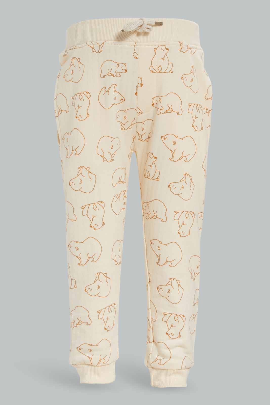 Redtag-Boys-Cream-Pannel-Crew-Neck-Padding-Jogging-Suit-Category:Jog-Sets,-Colour:Cream,-Deals:New-In,-Dept:Boys,-Filter:Infant-Boys-(3-to-24-Mths),-INB-Jog-Sets,-New-In-INB-APL,-Non-Sale,-S23A,-Section:Boys-(0-to-14Yrs)-Infant-Boys-3 to 24 Months