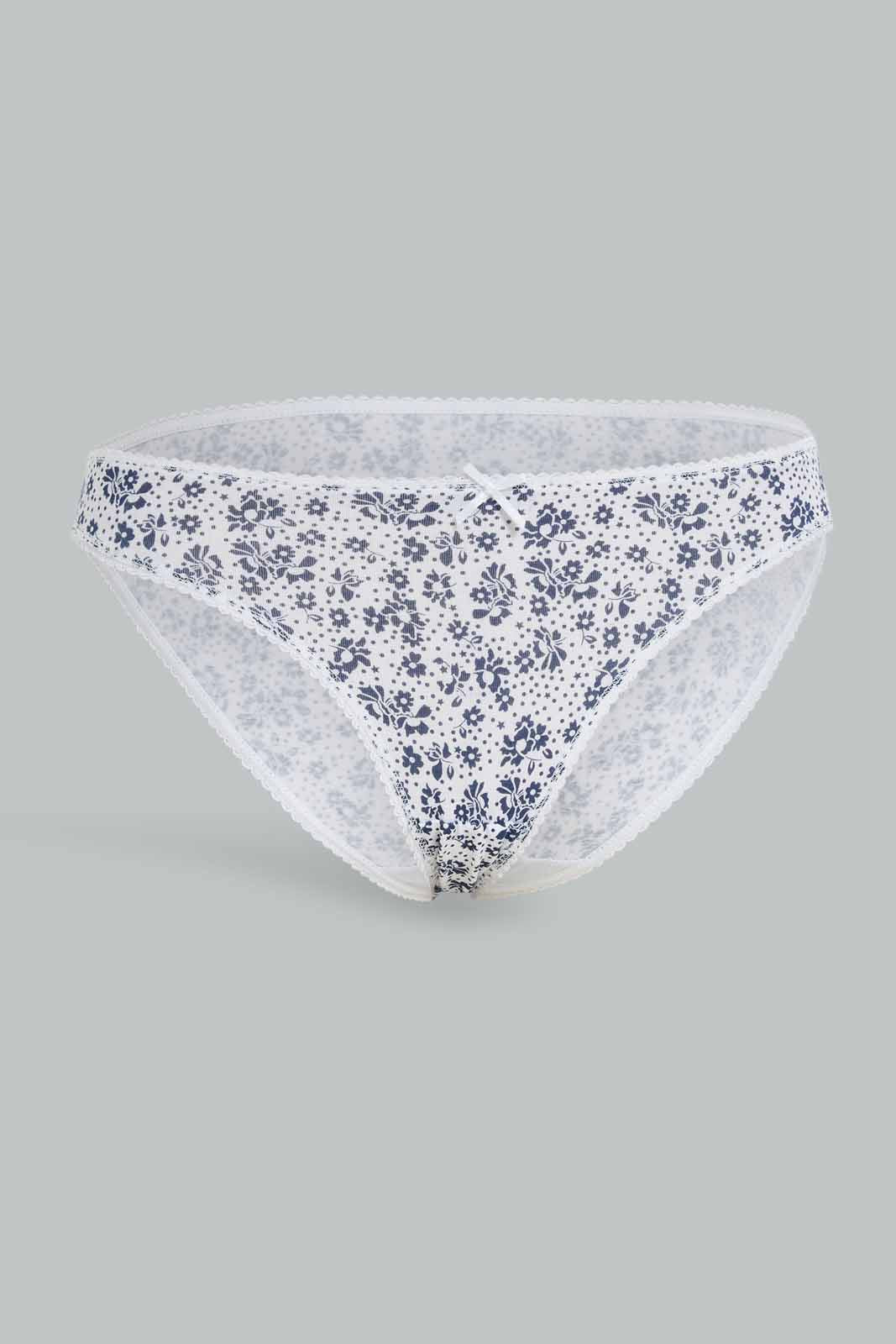 Redtag-Women-Assorted-Print/Plain-Bikini-Briefs-(5-Pack)-365,-Category:Briefs,-Colour:Assorted,-Deals:New-In,-Dept:Ladieswear,-Filter:Women's-Clothing,-New-In-Women-APL,-Non-Sale,-Section:Women,-Women-Briefs--
