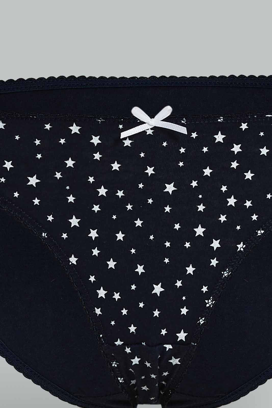 Redtag-Women-Assorted-Print/Plain-Bikini-Briefs-(5-Pack)-365,-Category:Briefs,-Colour:Assorted,-Deals:New-In,-Dept:Ladieswear,-Filter:Women's-Clothing,-New-In-Women-APL,-Non-Sale,-Section:Women,-Women-Briefs--