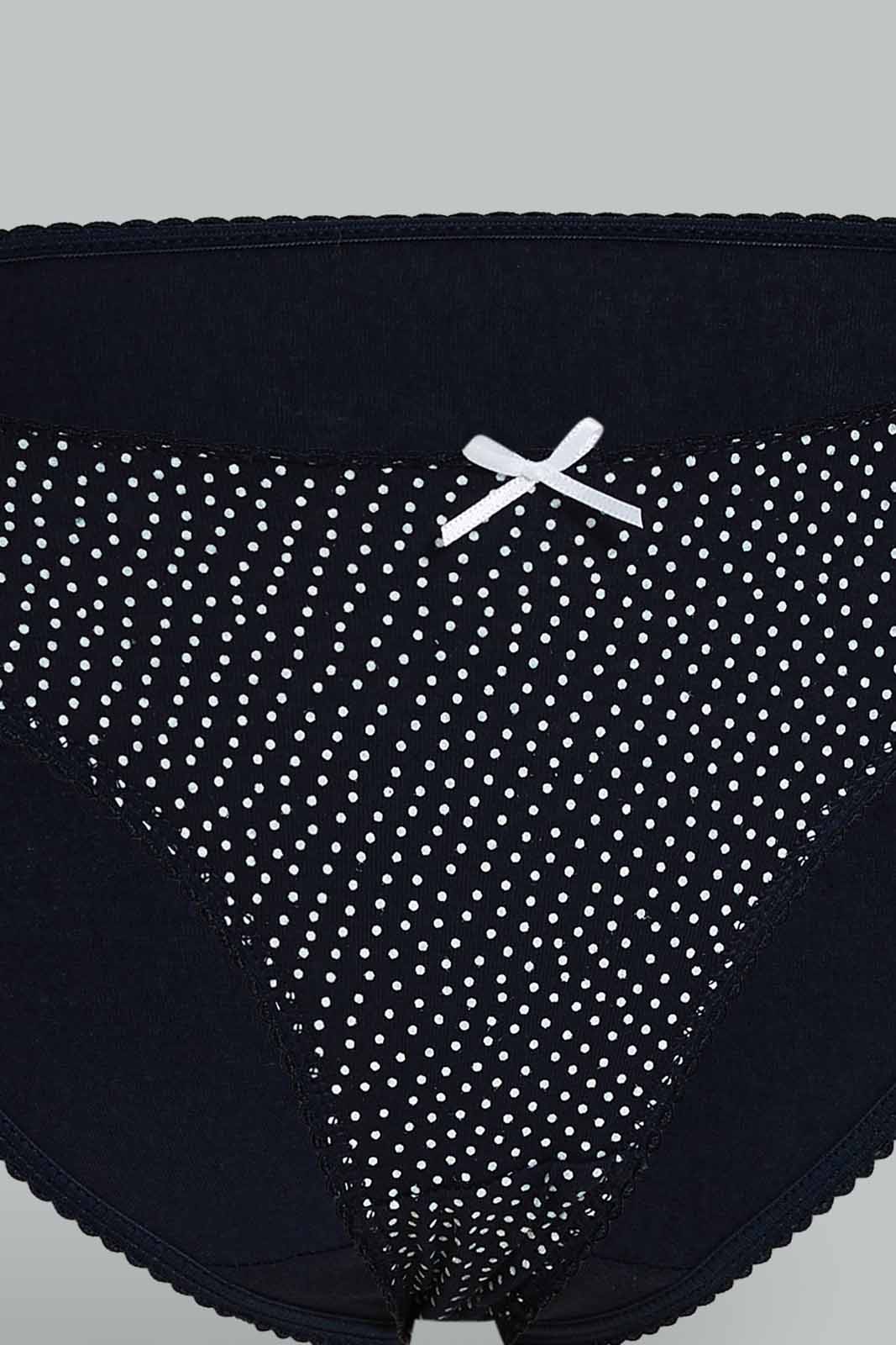 Redtag-Women-Assorted-Print/Plain-Bikini-Briefs-(5-Pack)-365,-Category:Briefs,-Colour:Assorted,-Deals:New-In,-Dept:Ladieswear,-Filter:Women's-Clothing,-New-In-Women-APL,-Non-Sale,-Section:Women,-Women-Briefs--