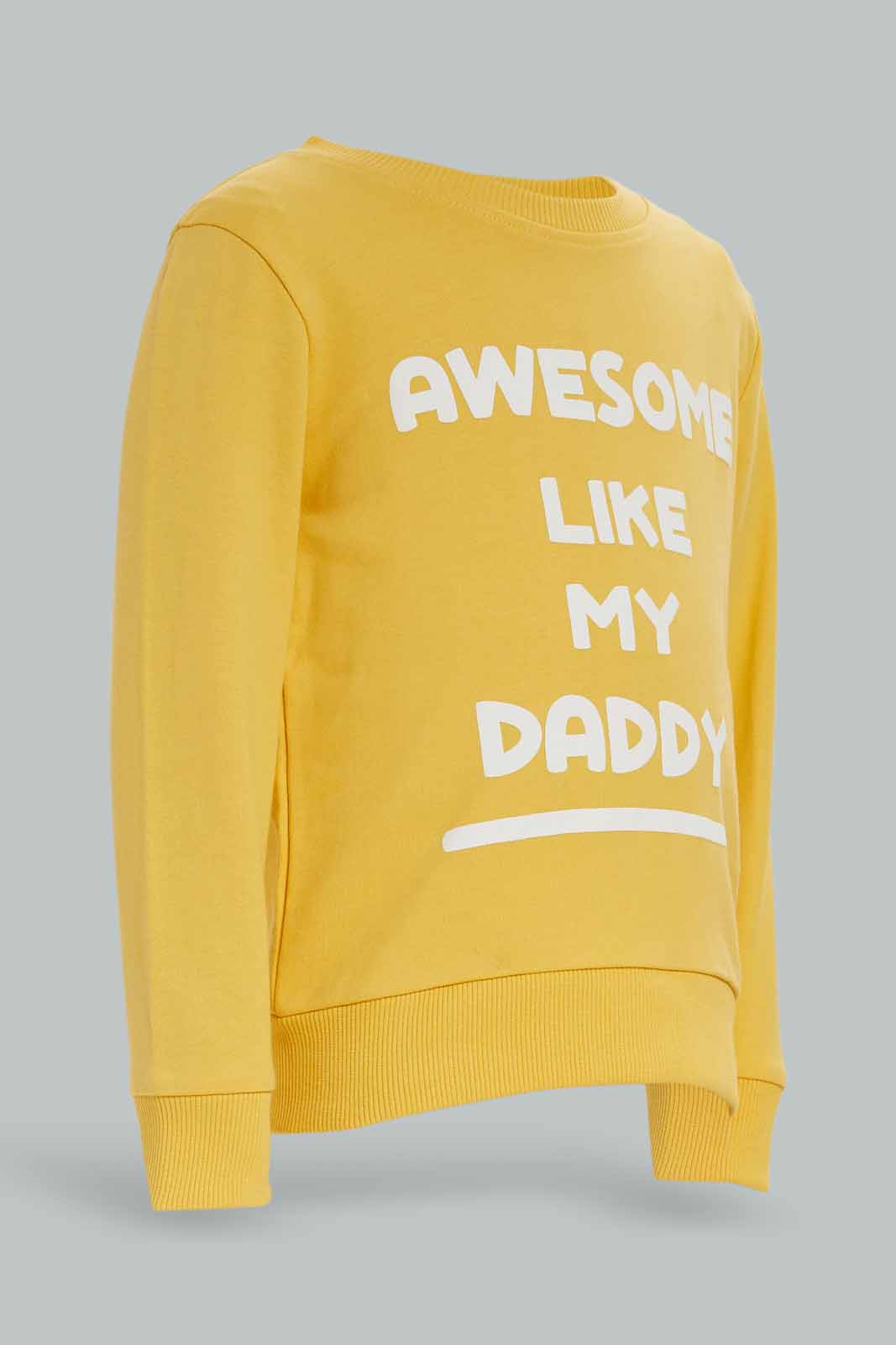 Redtag-Boys-Mustard-Basic-Top-And-Bottom-Crewneck-Jogging-Suit-Category:Jog-Sets,-Colour:Mustard,-Deals:New-In,-Dept:Boys,-Filter:Infant-Boys-(3-to-24-Mths),-INB-Jog-Sets,-New-In-INB-APL,-Non-Sale,-S23A,-Section:Boys-(0-to-14Yrs)-Infant-Boys-3 to 24 Months