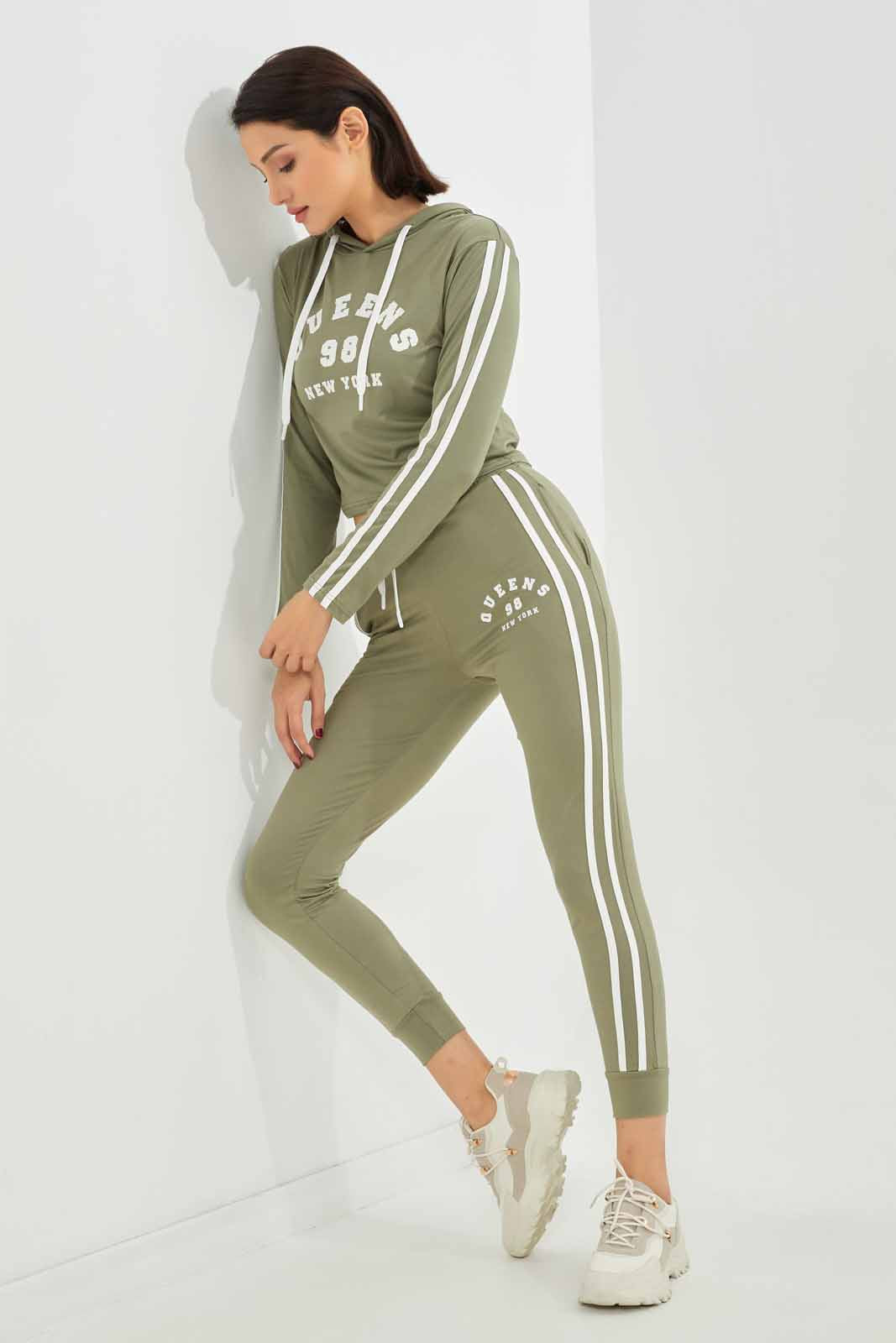 Redtag-Women-Olive-Placement-Print-Active-Pant-Category:Joggers,-Colour:Olive,-Deals:New-In,-Dept:Ladieswear,-Filter:Women's-Clothing,-New-In-Women-APL,-Non-Sale,-S23A,-Section:Women,-Women-Joggers-Women's-