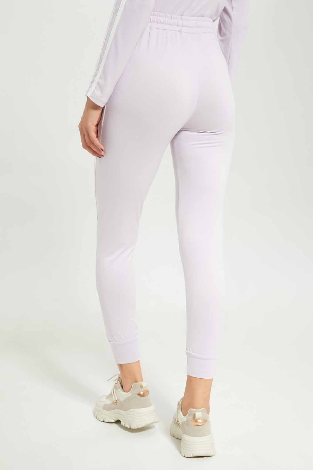 Redtag-Women-Lilac-Placement-Print-Active-Pant-Category:Joggers,-Colour:Lilac,-Deals:New-In,-Dept:Ladieswear,-Filter:Women's-Clothing,-New-In-Women-APL,-Non-Sale,-S23A,-Section:Women,-Women-Joggers-Women's-