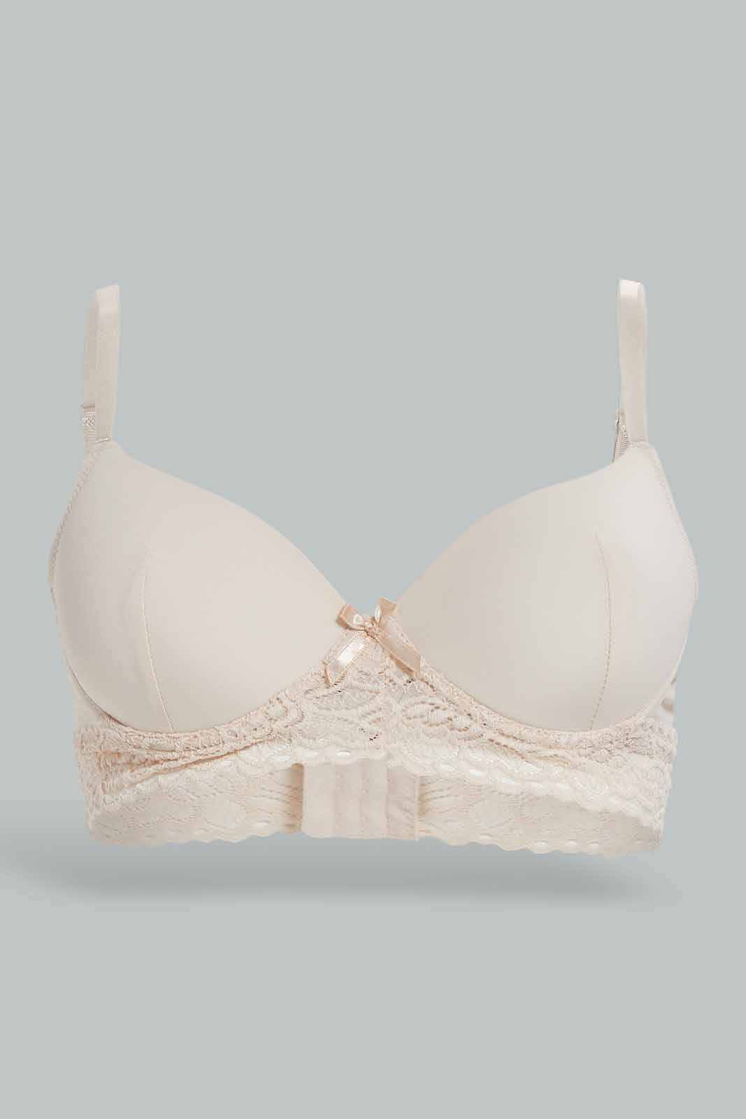 Redtag-Women-Lad-2-Pack-T--Shirt-Bra-Category:Bras,-Colour:Assorted,-Deals:New-In,-Dept:Ladieswear,-Filter:Women's-Clothing,-New-In-Women-APL,-Non-Sale,-Section:Women,-W22B,-Women-Bras--