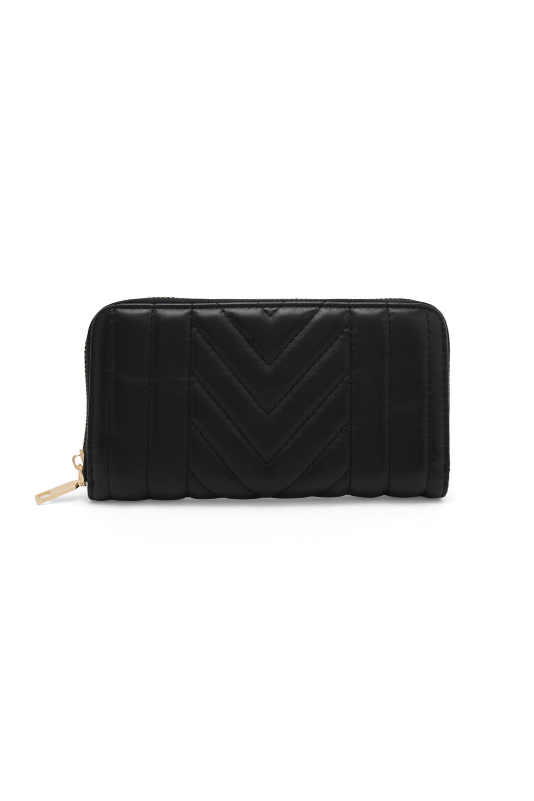 Redtag-Black-Quilted-Purse-Category:Purse,-Colour:Black,-Dept:Ladieswear,-Filter:Women's-Accessories,-New-In,-New-In-Women-ACC,-Non-Sale,-S23A,-Section:Women,-Women-Bags-Women-