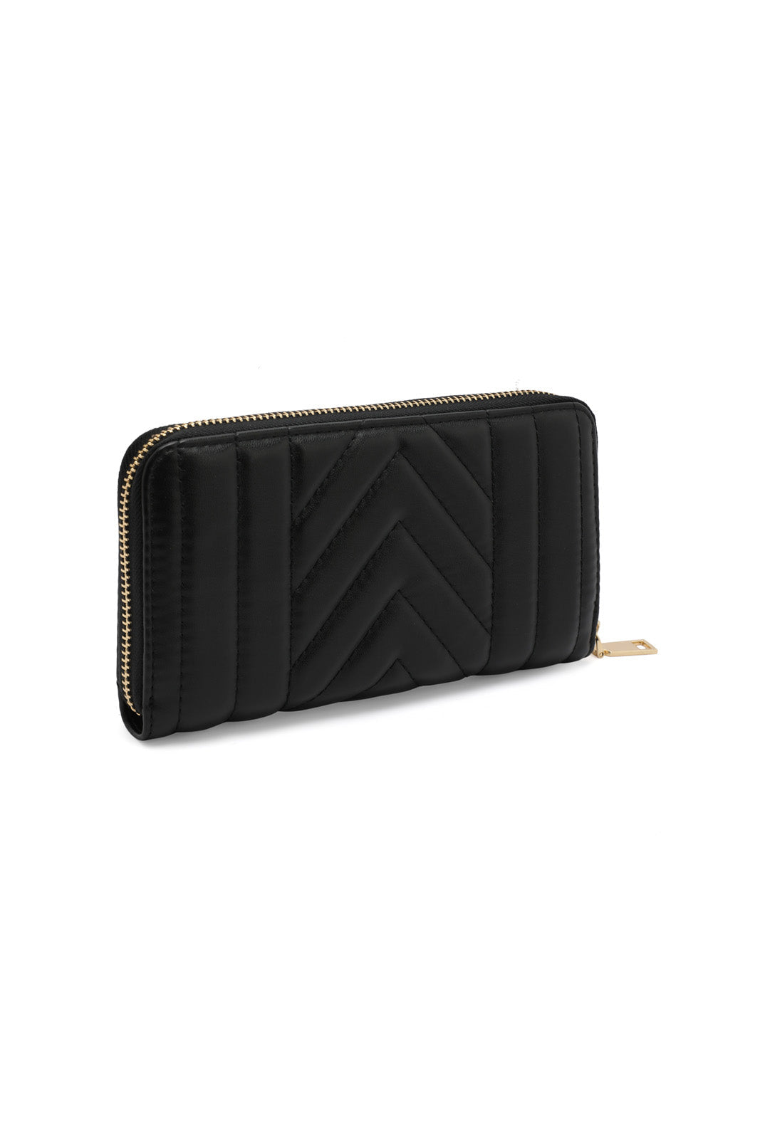 Redtag-Black-Quilted-Purse-Category:Purse,-Colour:Black,-Dept:Ladieswear,-Filter:Women's-Accessories,-New-In,-New-In-Women-ACC,-Non-Sale,-S23A,-Section:Women,-Women-Bags-Women-