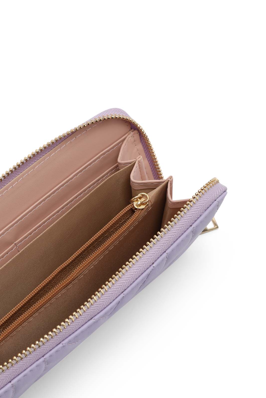 Redtag-Lilac-Quilted-Purse-Category:Purse,-Colour:Lilac,-Dept:Ladieswear,-Filter:Women's-Accessories,-New-In,-New-In-Women-ACC,-Non-Sale,-S23A,-Section:Women,-Women-Bags-Women-