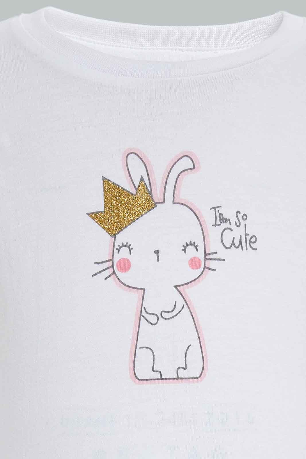 Redtag-Girls-Multi-Colour-2Pack-Pyjama-Set-Category:Pyjama-Sets,-Colour:Assorted,-Deals:New-In,-Filter:Infant-Girls-(3-to-24-Mths),-ING-Pyjama-Sets,-New-In-ING-APL,-Non-Sale,-Section:Girls-(0-to-14Yrs),-W22B-Infant-Girls-3 to 24 Months