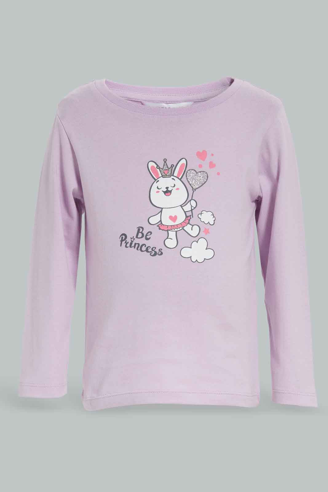 Redtag-Girls-Multi-Colour-2Pack-Pyjama-Set-Category:Pyjama-Sets,-Colour:Assorted,-Deals:New-In,-Filter:Infant-Girls-(3-to-24-Mths),-ING-Pyjama-Sets,-New-In-ING-APL,-Non-Sale,-Section:Girls-(0-to-14Yrs),-W22B-Infant-Girls-3 to 24 Months