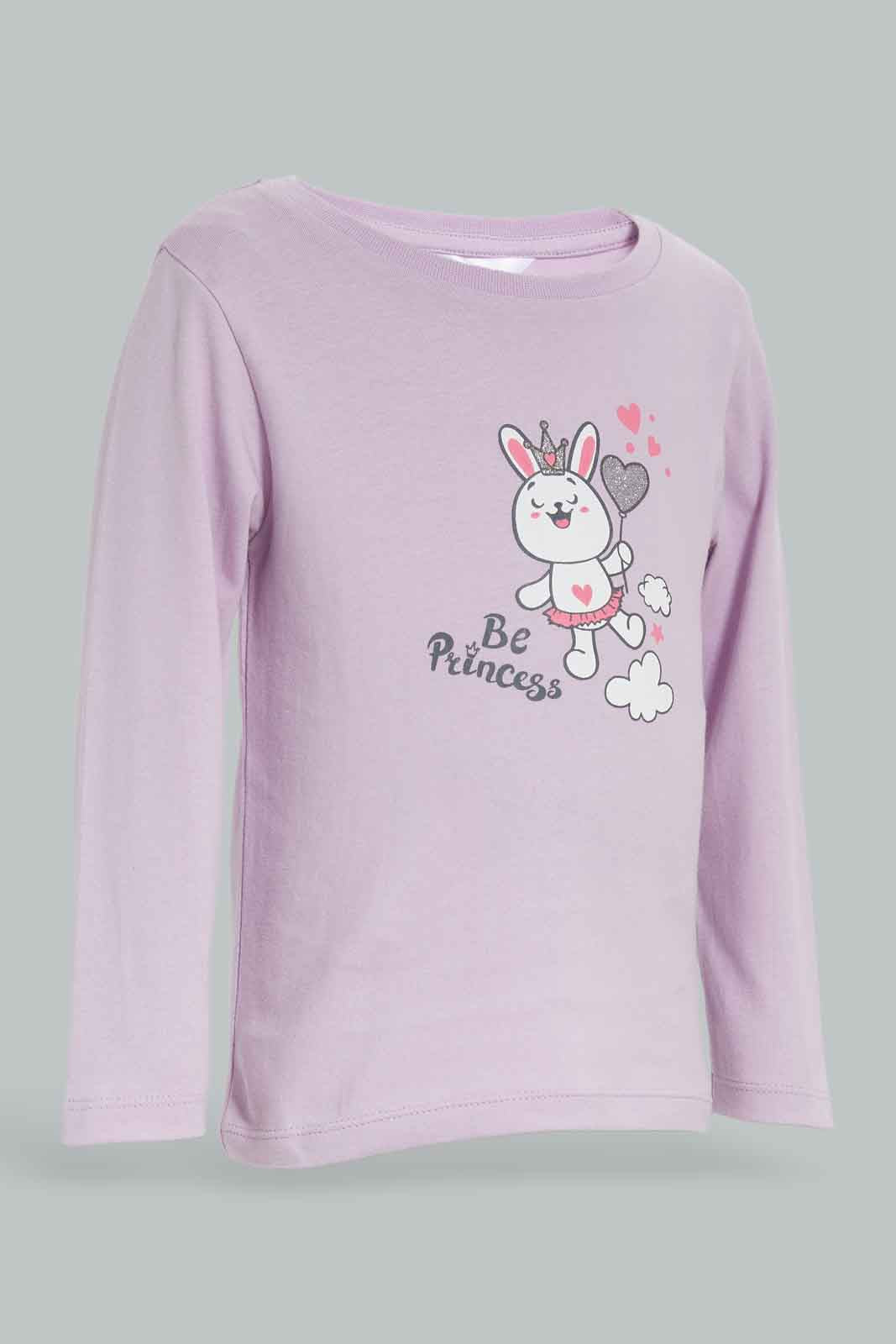Redtag-Girls-Multi-Colour-2Pack-Pyjama-Set-Category:Pyjama-Sets,-Colour:Assorted,-Deals:New-In,-Filter:Infant-Girls-(3-to-24-Mths),-ING-Pyjama-Sets,-New-In-ING-APL,-Non-Sale,-Section:Girls-(0-to-14Yrs),-W22B-Infant-Girls-3 to 24 Months