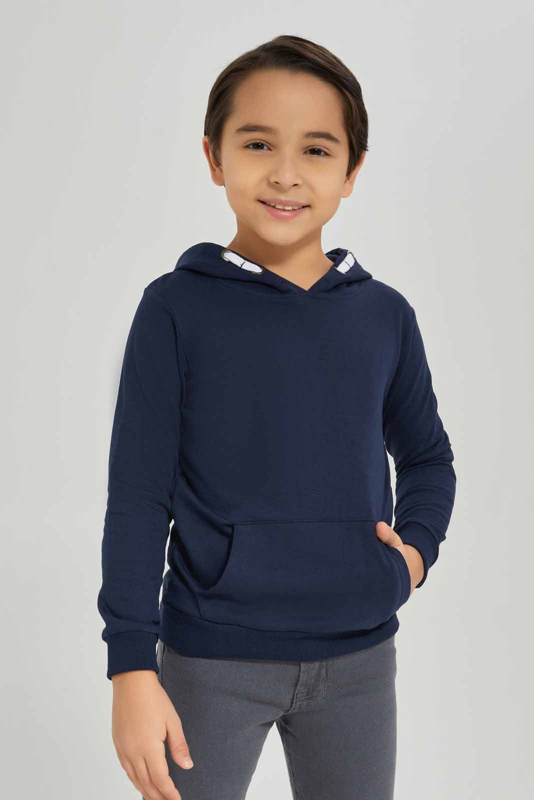 Redtag-Boys-Navy-Hooded-Sweatshirt-BOY-Sweatshirts,-Category:Sweatshirts,-Colour:Navy,-Deals:New-In,-Dept:Boys,-Filter:Boys-(2-to-8-Yrs),-New-In-BOY-APL,-Non-Sale,-S23A,-Section:Boys-(0-to-14Yrs),-TBL-Boys-2 to 8 Years