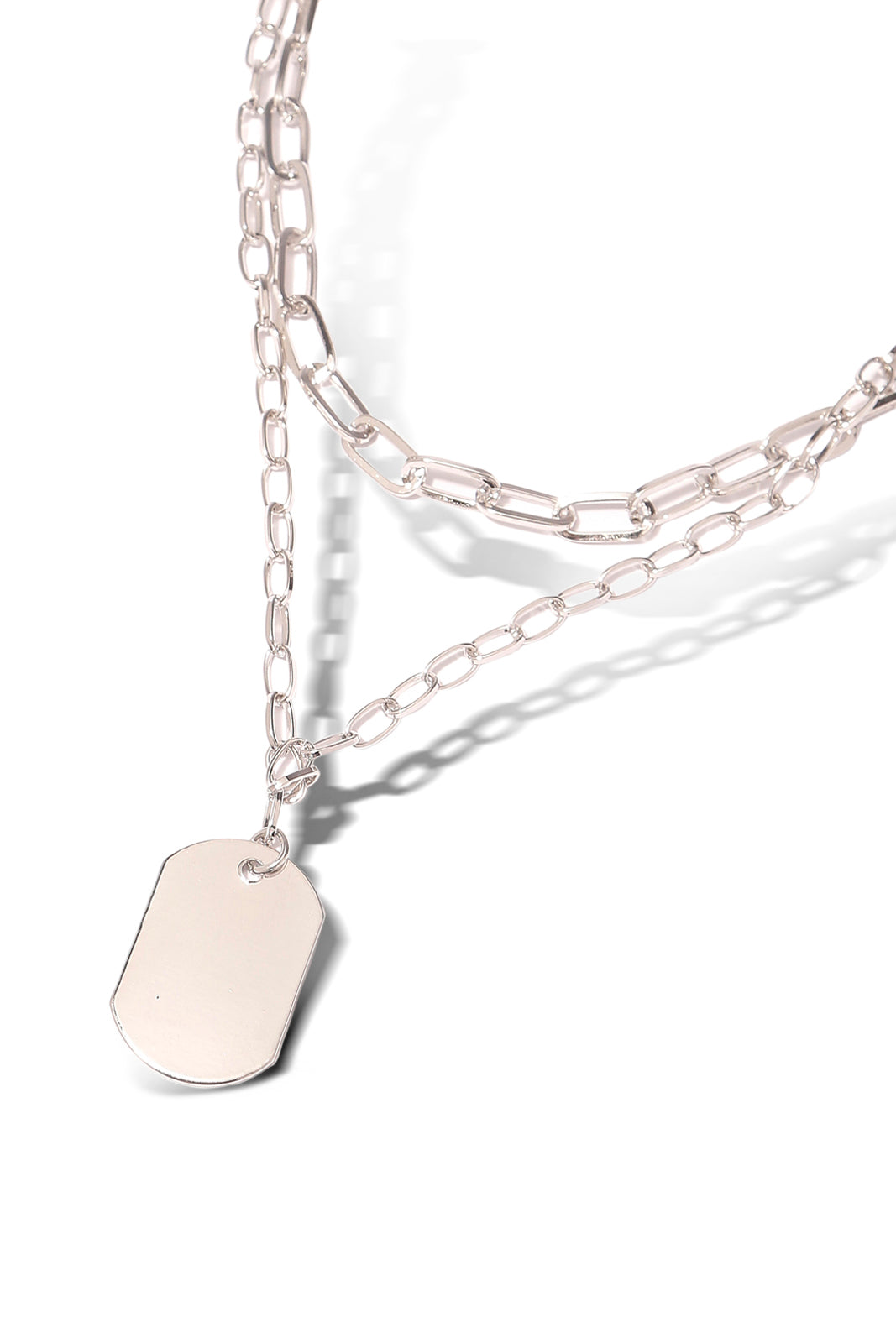 Redtag-Necklace-Category:Jewellery,-Colour:Silver,-Dept:Ladieswear,-Filter:Women's-Accessories,-LEC-Jewellery,-New-In,-New-In-Women-ACC,-Non-Sale,-S23B,-Section:Women-Women-