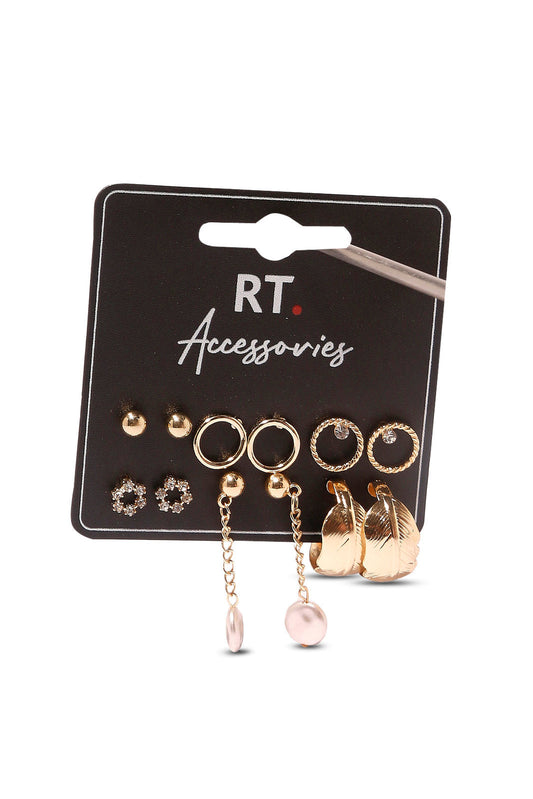 Redtag-Studs-Category:Jewellery,-Colour:Assorted,-Dept:Ladieswear,-Filter:Women's-Accessories,-LEC-Jewellery,-New-In,-New-In-Women-ACC,-Non-Sale,-S23B,-Section:Women-Women-
