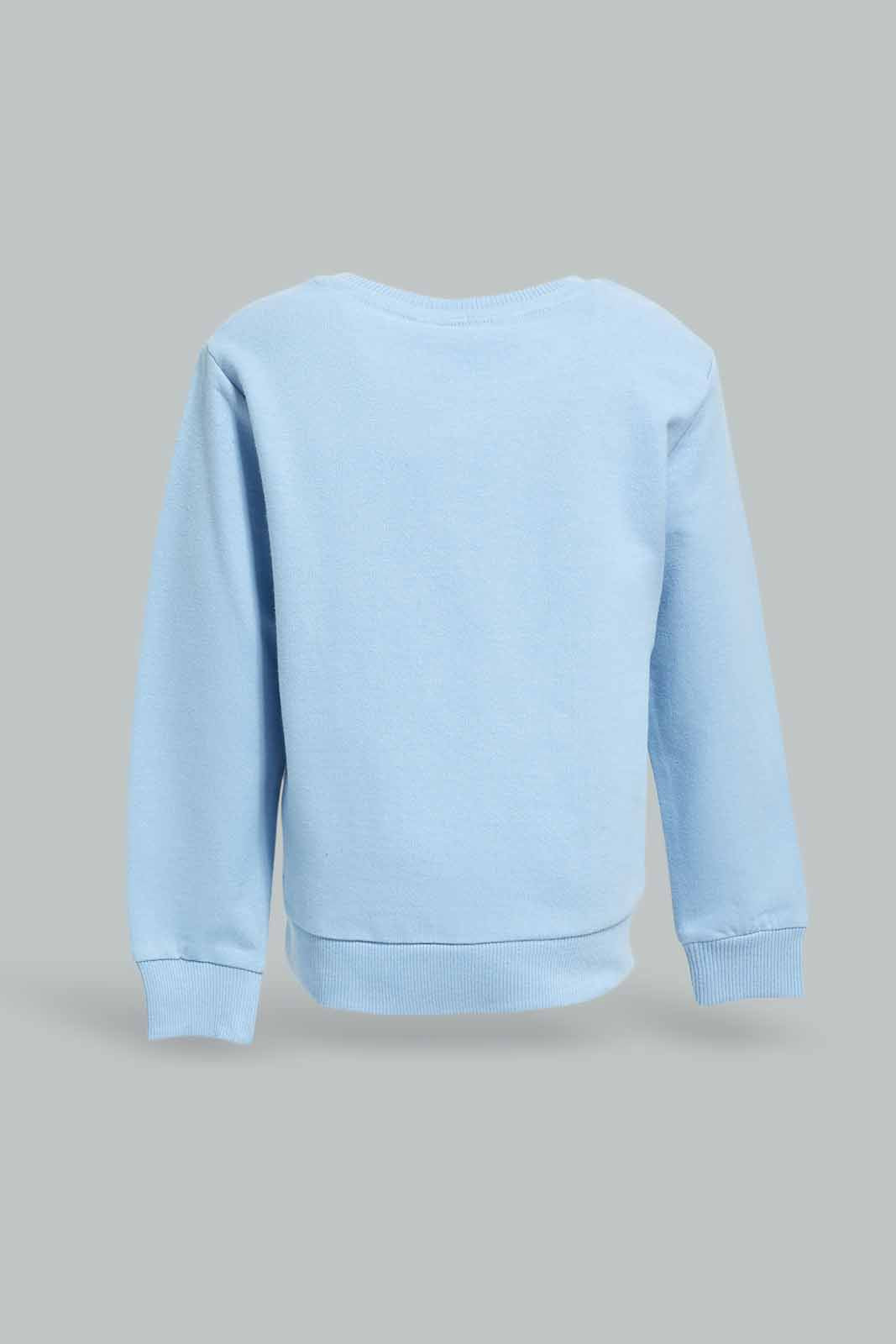 Redtag-Boys-Blue-Dino-Bru-Ls-Sweatshirts-Category:Sweatshirts,-Colour:Blue,-Deals:New-In,-Dept:Boys,-Filter:Infant-Boys-(3-to-24-Mths),-INB-Sweatshirts,-New-In-INB-APL,-Non-Sale,-S23A,-Section:Boys-(0-to-14Yrs),-TBL-Infant-Boys-3 to 24 Months