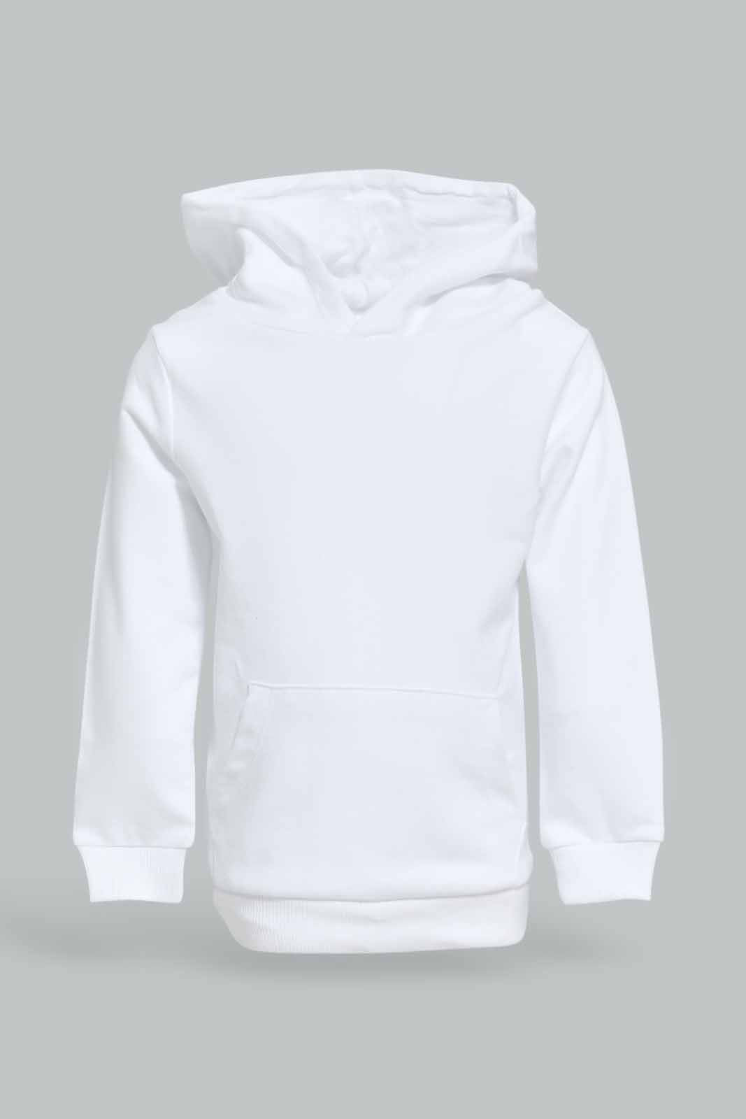 Redtag-Boys-White-Hoody-Plain-Sweatshirt-With-Kangaroo-Pocket-Category:Sweatshirts,-Colour:White,-Deals:New-In,-Dept:Boys,-Filter:Infant-Boys-(3-to-24-Mths),-INB-Sweatshirts,-New-In-INB-APL,-Non-Sale,-S23A,-Section:Boys-(0-to-14Yrs),-TBL-Infant-Boys-
