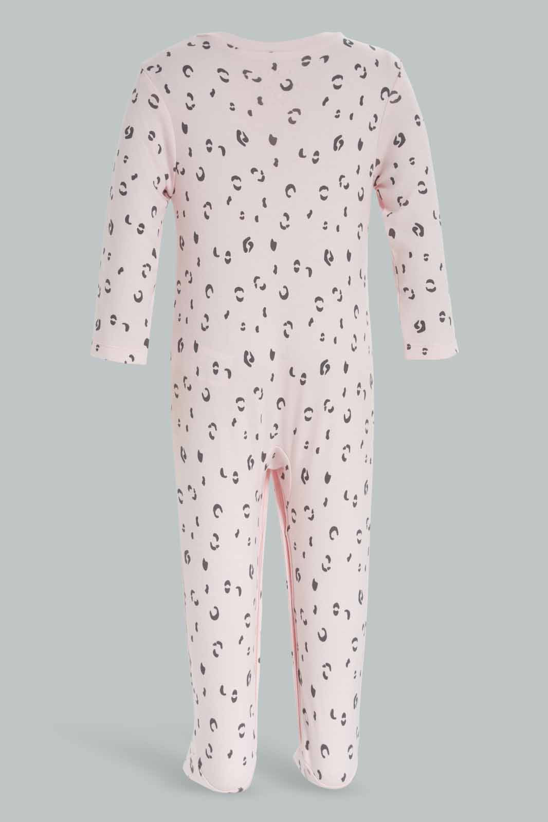 Redtag-3Pk-Sleepsuit-Leopard-Girl-Category:Sleepsuits,-Colour:Apricot,-Deals:New-In,-Dept:New-Born,-Filter:Baby-(0-to-12-Mths),-NBF-Sleepsuits,-New-In-NBF-APL,-Non-Sale,-S23A,-Section:Boys-(0-to-14Yrs)-Baby-