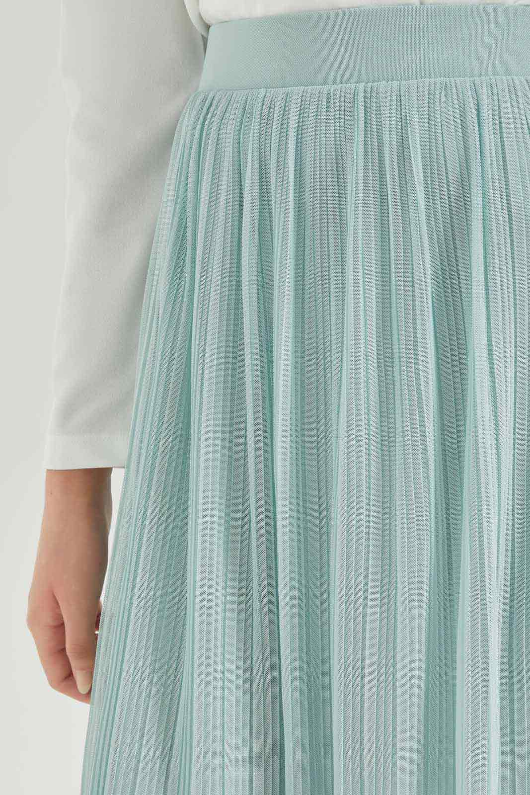 Redtag-Girls-Mint-Pleated-Skirts-Category:Skirts,-Colour:Mint,-Deals:New-In,-Dept:Girls,-Filter:Senior-Girls-(8-to-14-Yrs),-GSR-Skirts,-New-In-GSR-APL,-Non-Sale,-S23A,-Section:Girls-(0-to-14Yrs)-Senior-Girls-9 to 14 Years