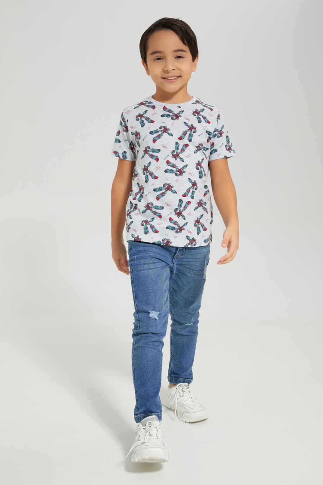 Redtag-Boys-Grey-Space-Explorer-Short-Sleeve-Aop-T-Shirt-BOY-T-Shirts,-Category:T-Shirts,-Colour:Grey,-Deals:New-In,-Dept:Boys,-Filter:Boys-(2-to-8-Yrs),-New-In-BOY-APL,-Non-Sale,-S23A,-Section:Boys-(0-to-14Yrs),-TBL-Boys-2 to 8 Years