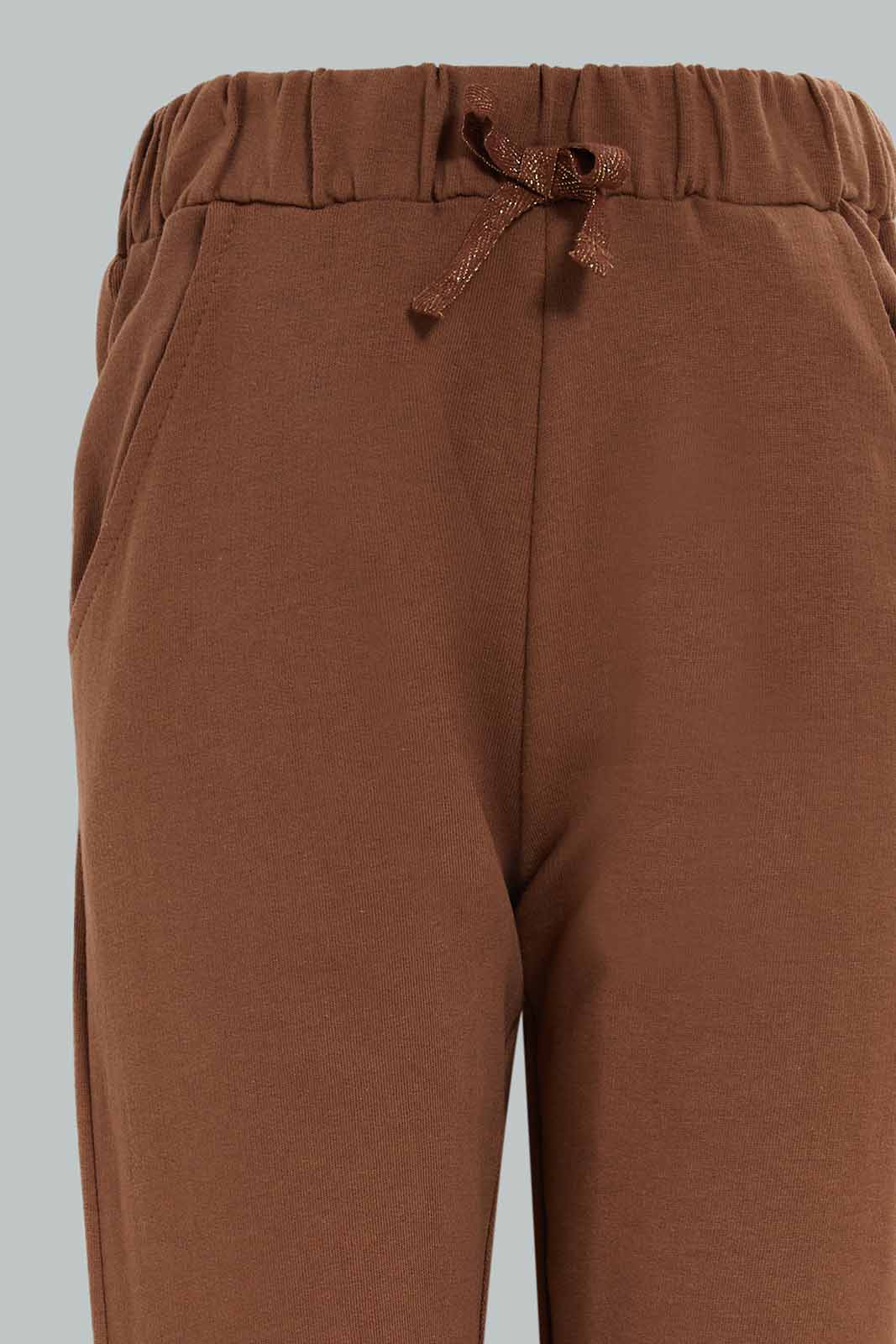 Redtag-Girls-Brown-Jogger-Category:Joggers,-Colour:Brown,-Deals:New-In,-Dept:Girls,-Filter:Girls-(2-to-8-Yrs),-GIR-Joggers,-New-In-GIR-APL,-Non-Sale,-S23A,-Section:Girls-(0-to-14Yrs),-TBL-Girls-2 to 8 Years